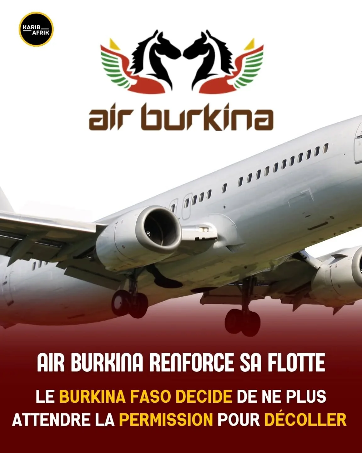 ✈️🇧🇫 Air Burkina reprend son envol, et c&rsquo;est tout un symbole pour le ciel africain !

Apr&egrave;s plusieurs ann&eacute;es de turbulences, la compagnie nationale burkinab&egrave; revient sur le devant de la sc&egrave;ne avec l&rsquo;arriv&eac