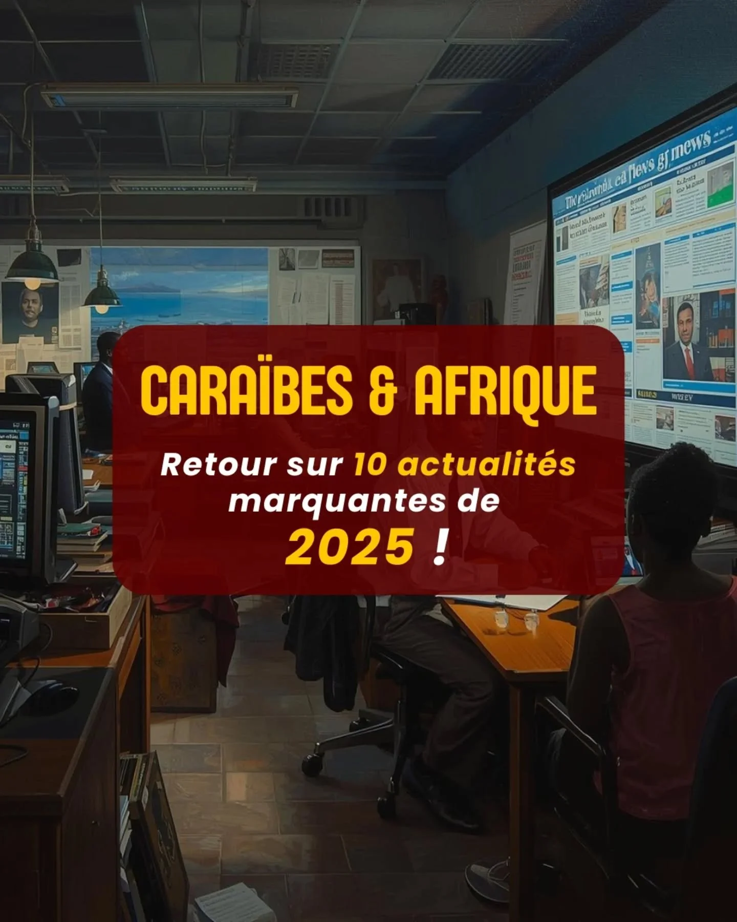 Quelle a &eacute;t&eacute; l'actualit&eacute; qui t'as le plus marqu&eacute; en cette ann&eacute;e 2025 ?

Partage ta r&eacute;ponse en commentaire 🤗 

Et en route vers 2026 🚀 pour de nouvelles actualit&eacute;s qui connectent la Cara&iuml;be et l'