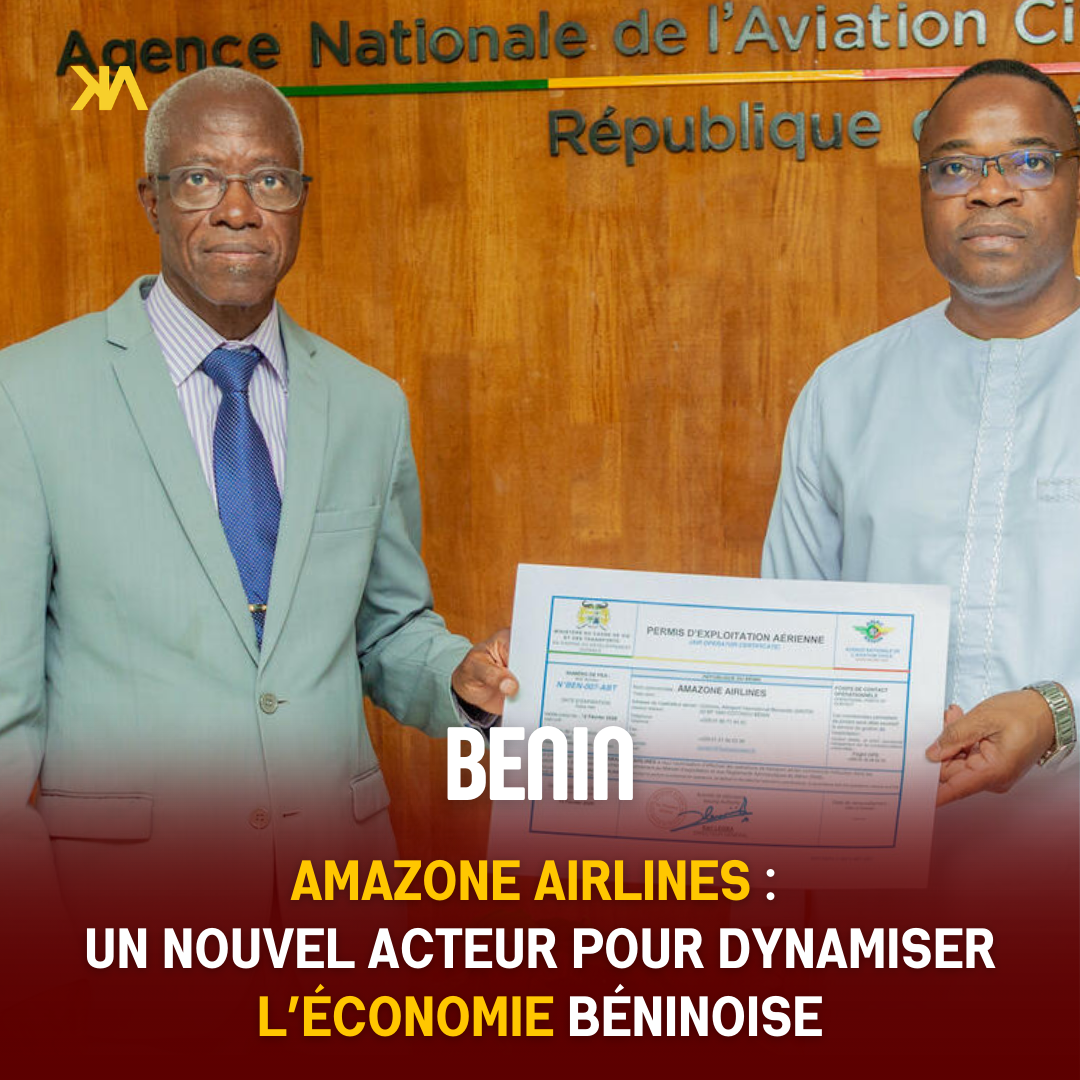 Le Bénin inscrit une nouvelle page de son histoire aérienne avec Amazone Airlines