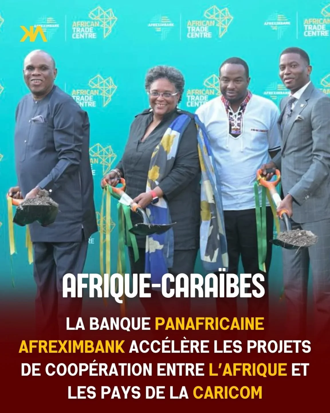 🌍 Un investissement massif pour rapprocher l&rsquo;Afrique et la Cara&iuml;be 🔥

La banque panafricaine African Export-Import Bank (Afreximbank) a annonc&eacute; un programme pouvant atteindre 5 milliards de dollars d&rsquo;investissements pour sou