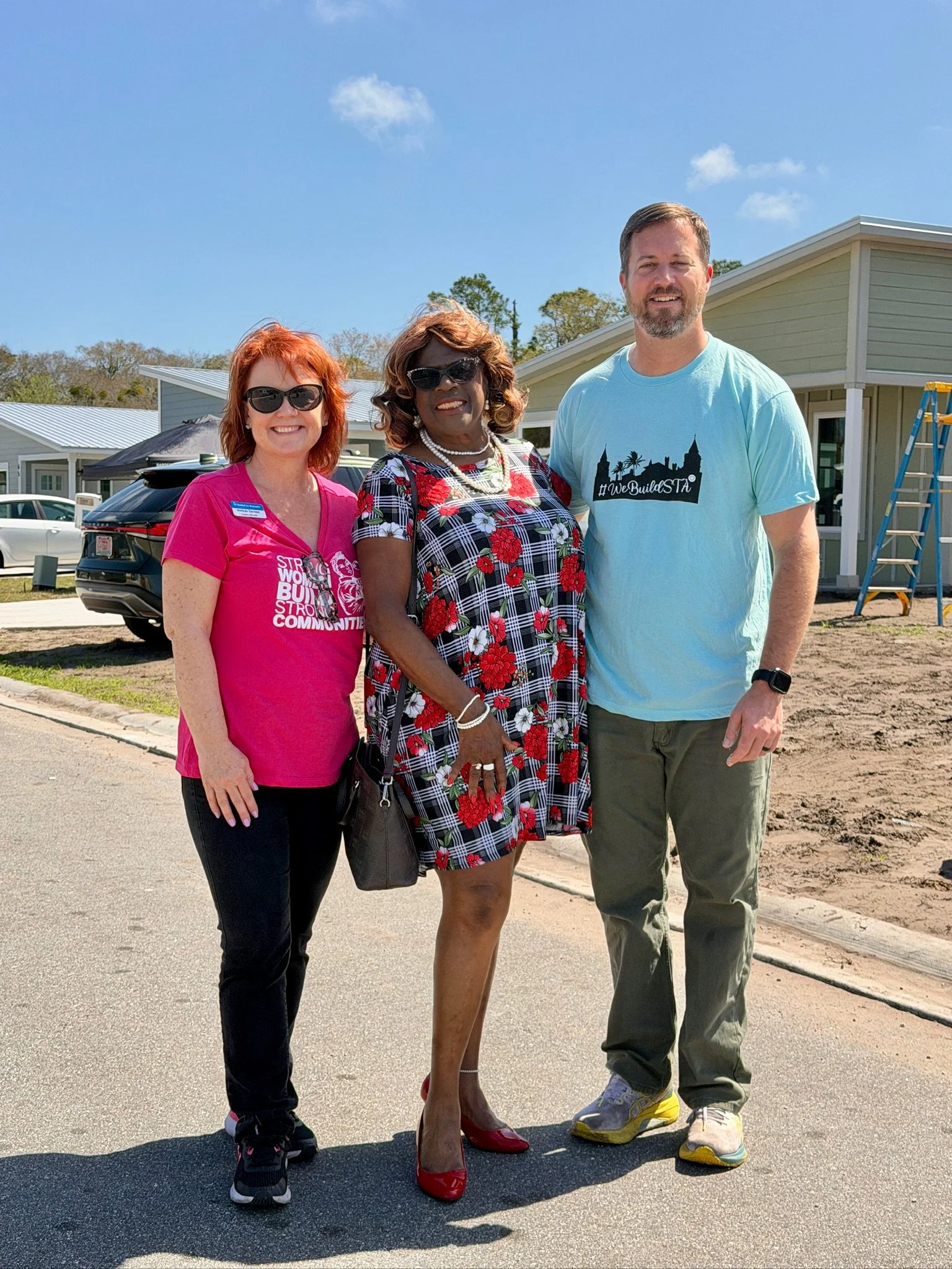 Left to right: Malinda Everson, Deltra Long, Craig Carroll photo credit Habitat St. Johns.JPG