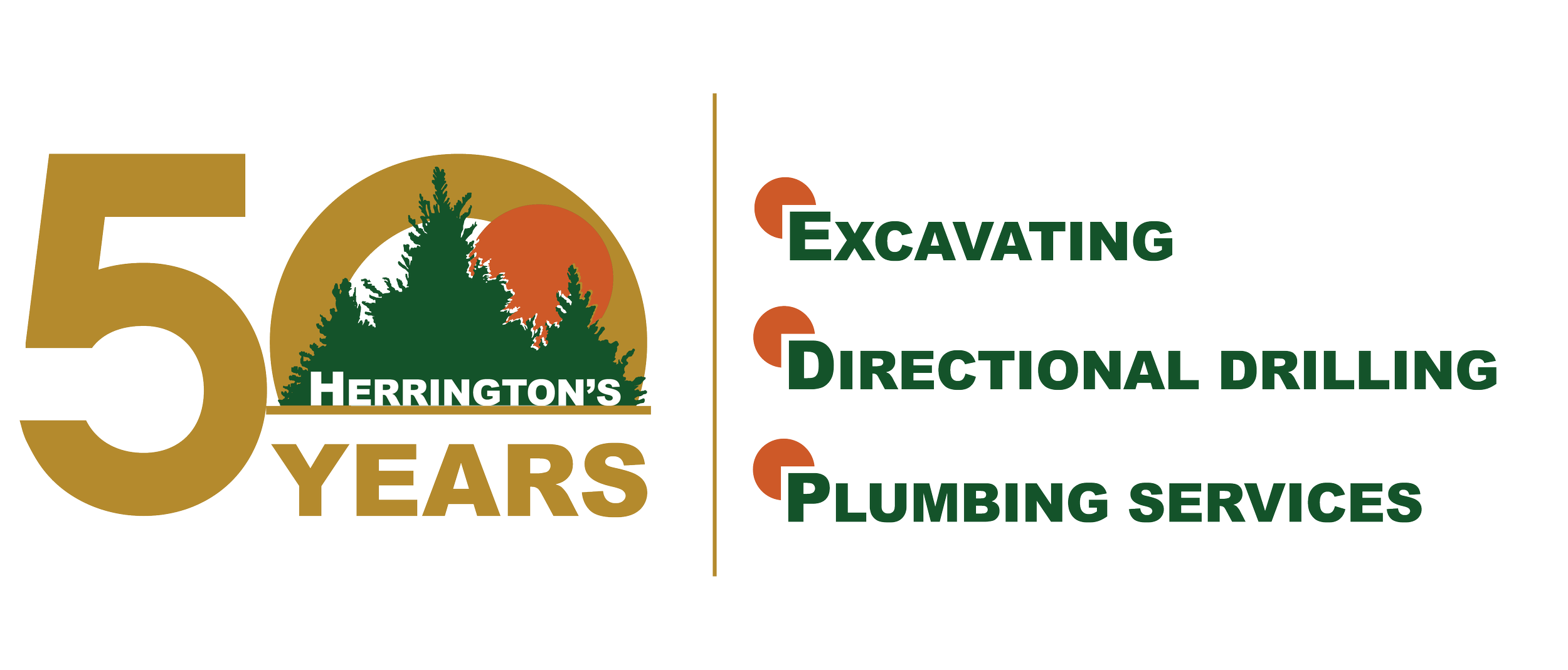 Herrington's 50 Year Logo
