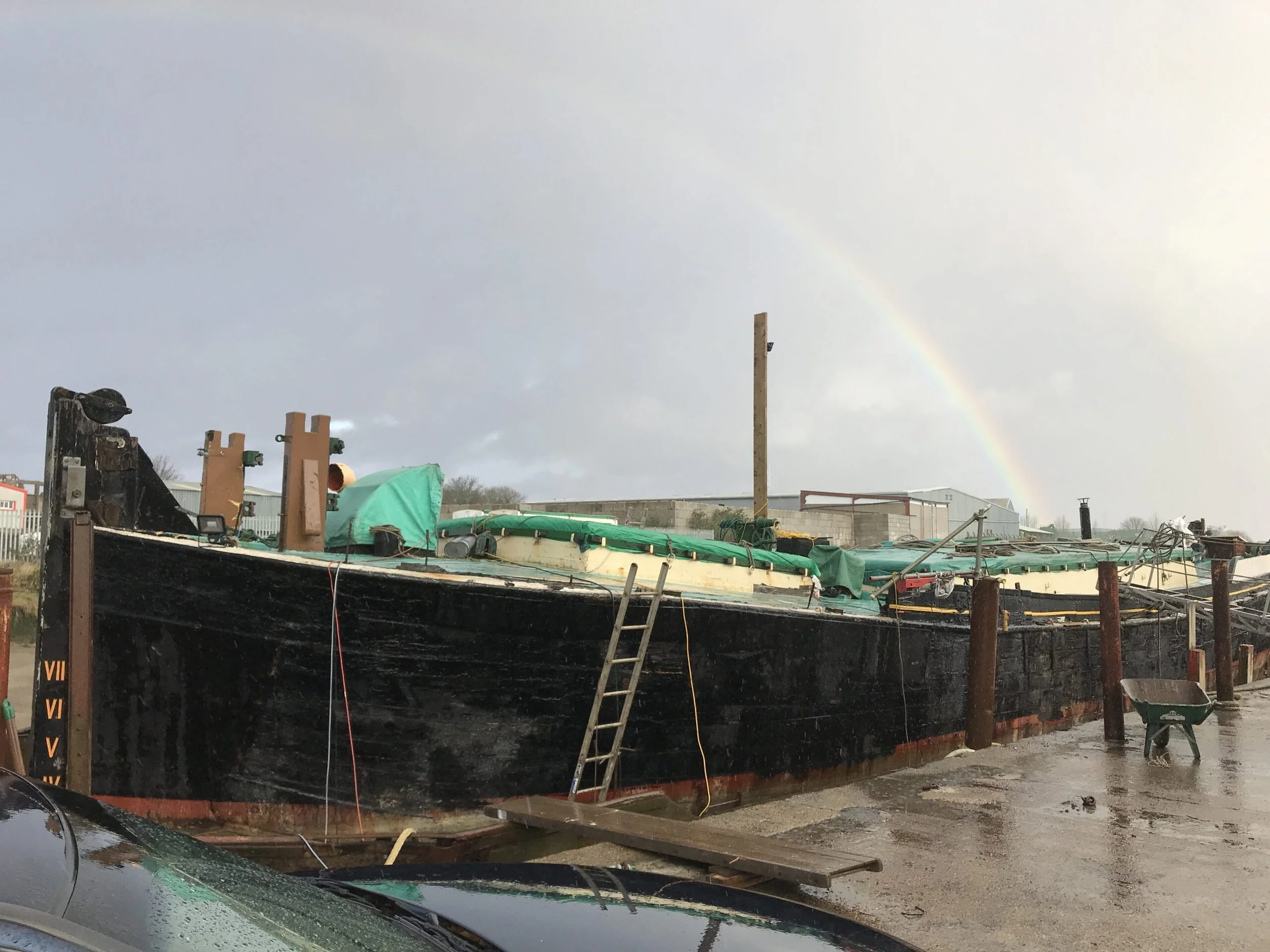 Shipwright work begins