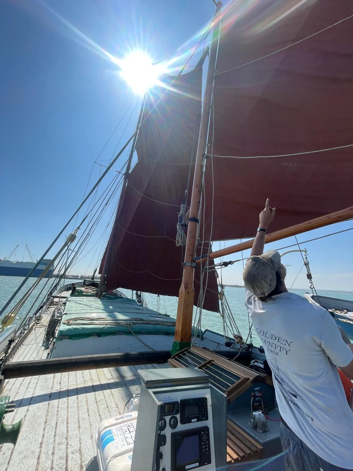 Swale from the Water -  community sails on Raybel this summer