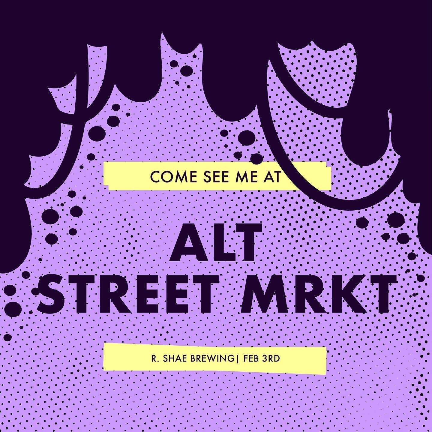 THIS WEEKEND come see me at @altstreetmarket at @rsheabrewing in Akron, Ohio Saturday February 3rd! This is an in person, alternative Valentine&rsquo;s Day Market. I will have NEW NEW NEW art to share with you all!

I can&rsquo;t wait to see your spo