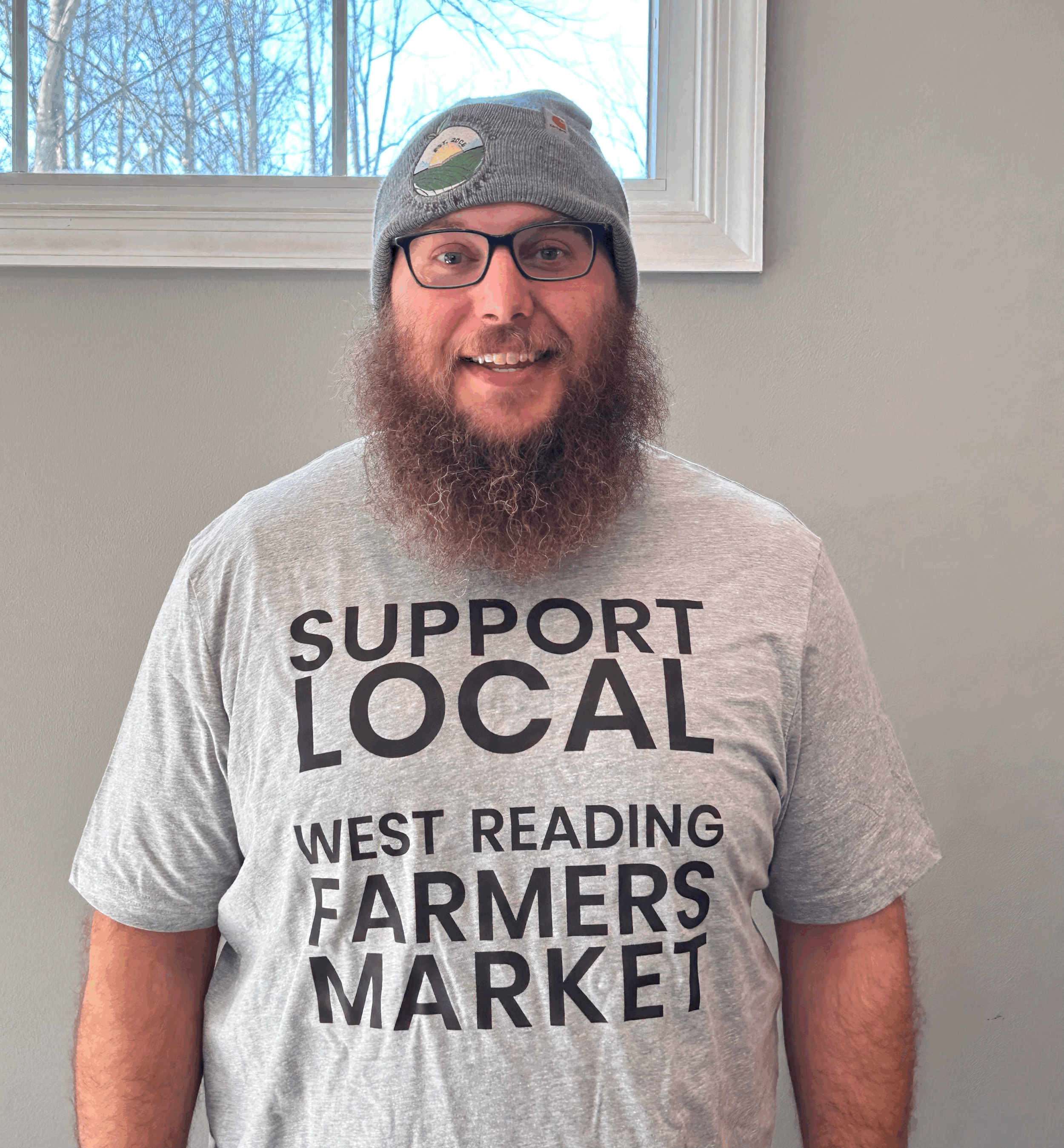 Support Local Grey T-shirt