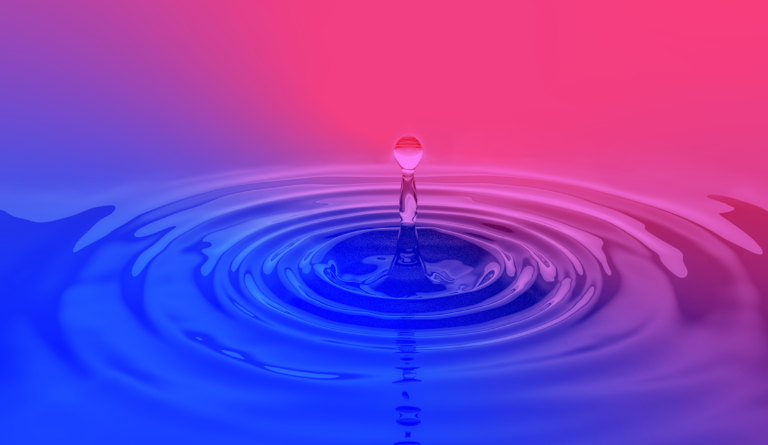 Drop of Water with Pink Blue Background Jan 2025 .png