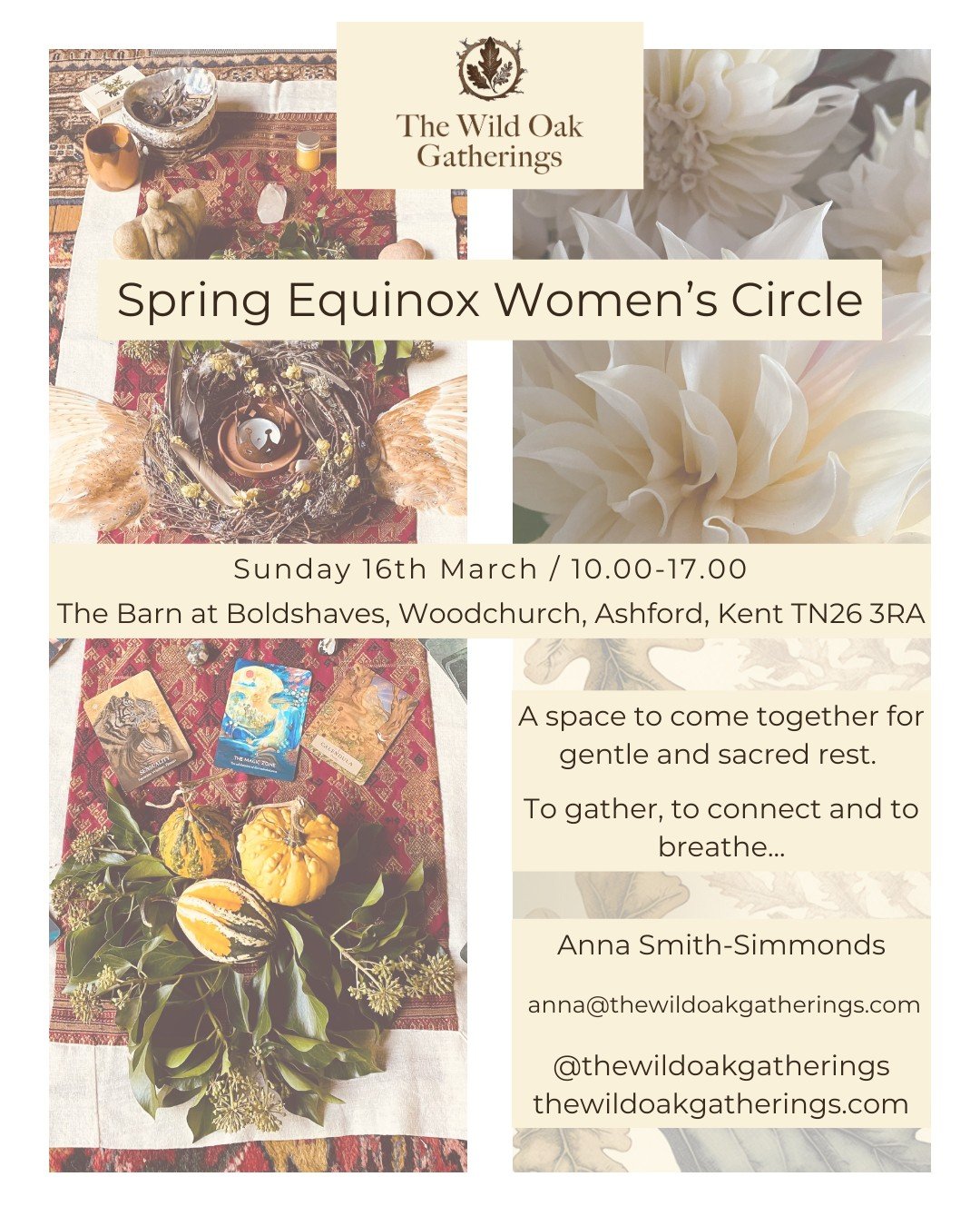 The next gathering...✨

🌿🌿🌿🌿🌿🌿🌿

Does your Body remember how it feels to stop, take a breath and settle into the present moment?

Does your Heart remember what it feels like to live within the seasons and cycles of the Earth?

Does your Intuit