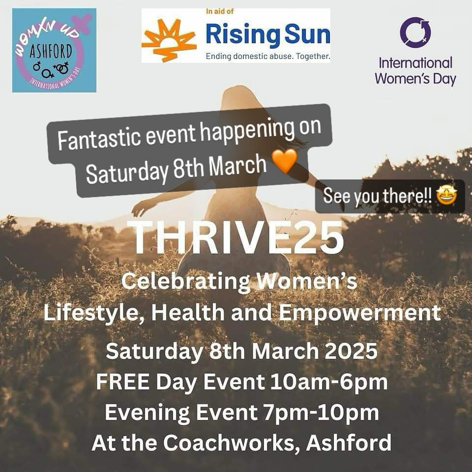 Jo Adams and Samantha Griffin are excited to announce their upcoming event in aid of International Women&rsquo;s Day 🤩

Details below&hellip;..
I have a stand there so do come over and say hello 🥰

✨✨✨

🌟 Thrive25 &ndash; A Day to Empower, Inspire