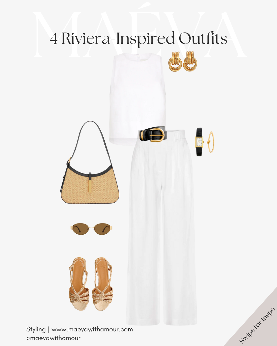 4 Riviera-Inspired Outfits: Timeless Staples For a Chic Summer Escape ...