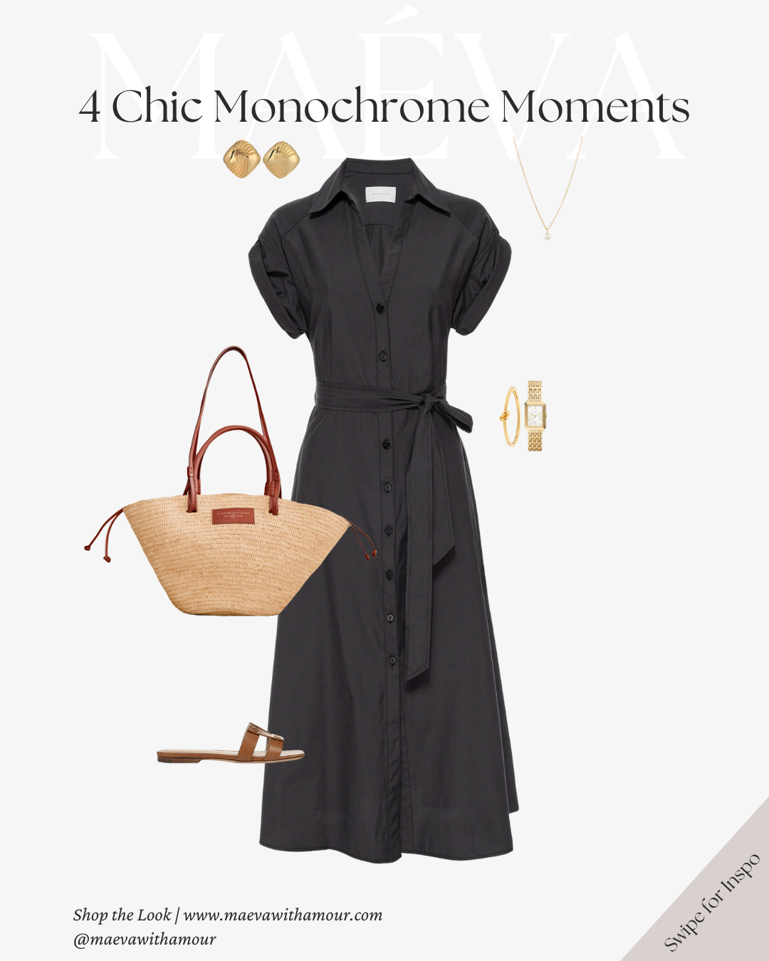 4 Chic Monochrome Moments: Elegant Looks for a Timeless Summer