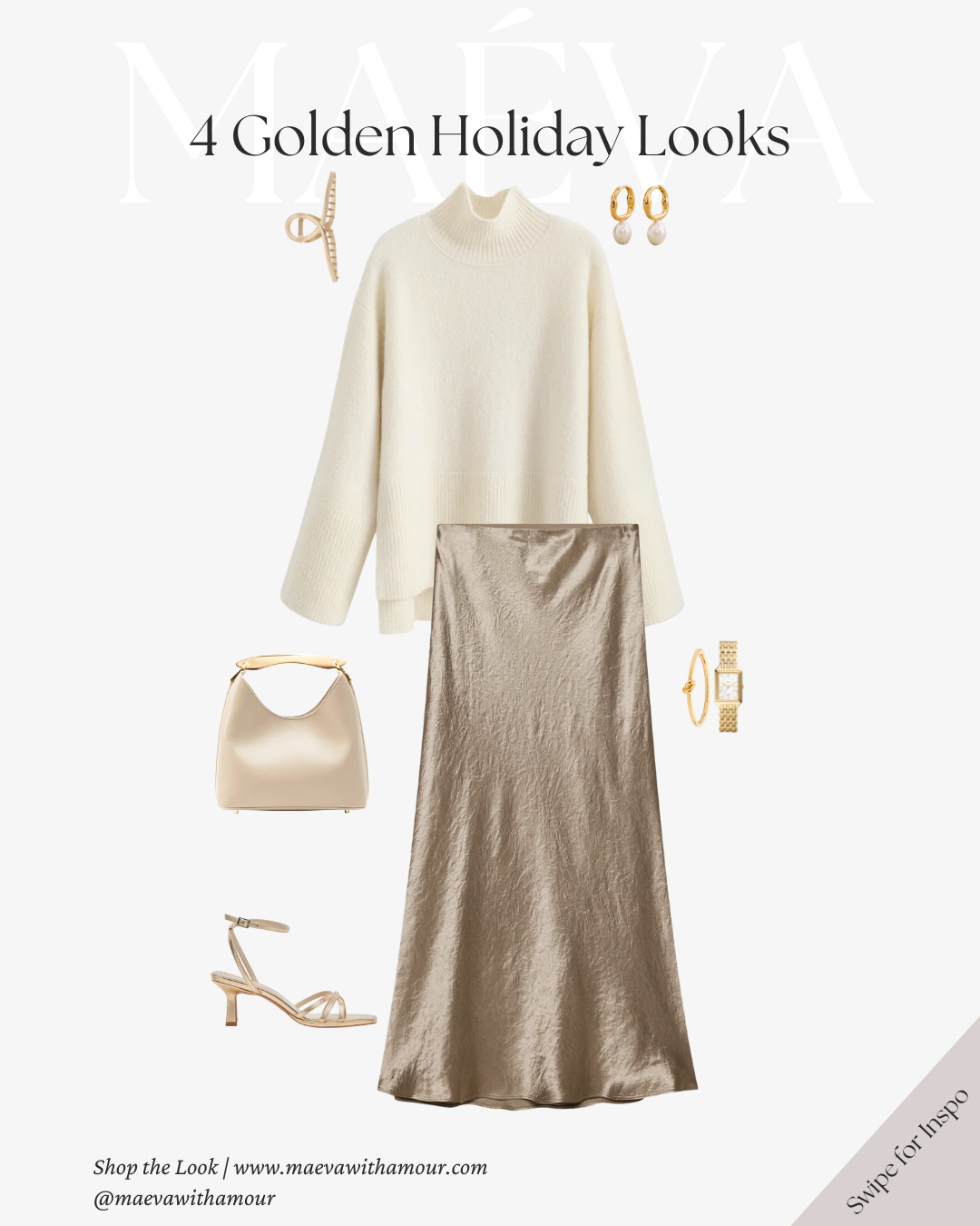 4 Golden Holiday Looks: A Chic Edit to Inspire Your Winter Season