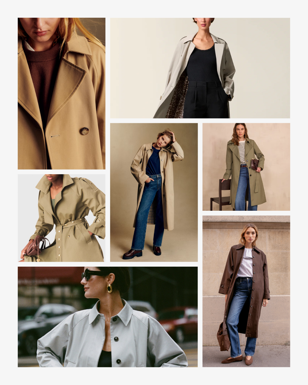 18 French Trench Coats for Effortless Spring Layers
