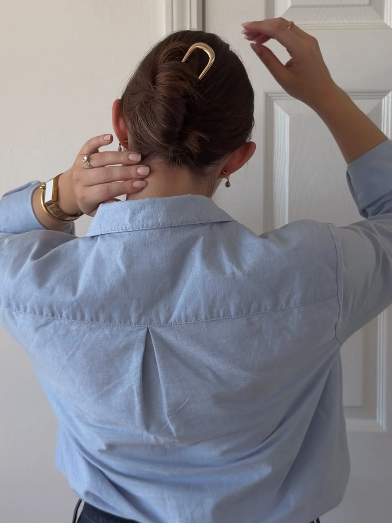 The French Hair Pin Updo: My Everyday Method