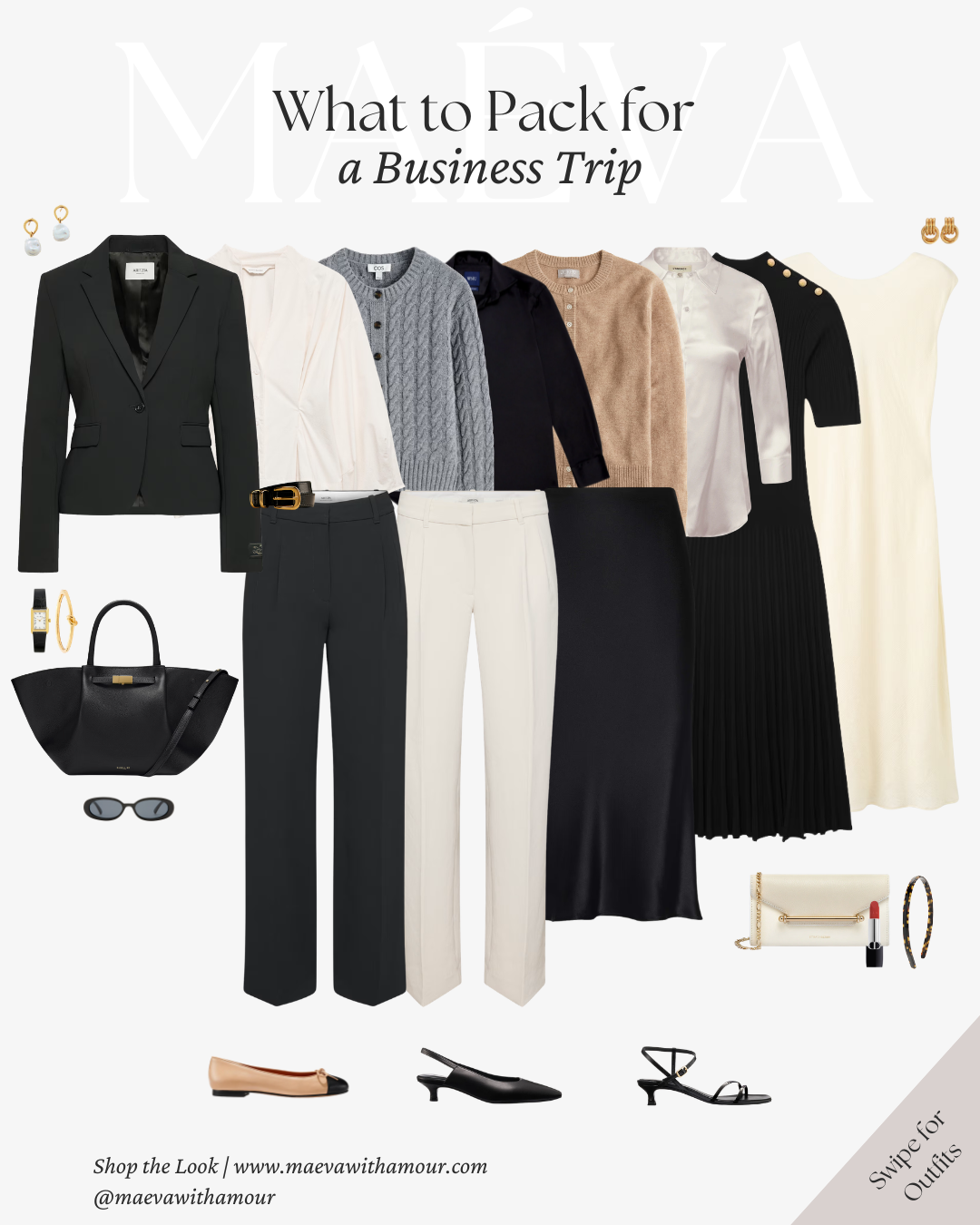 What to Pack for a Business Trip: 14 Looks from a Carry-On Capsule