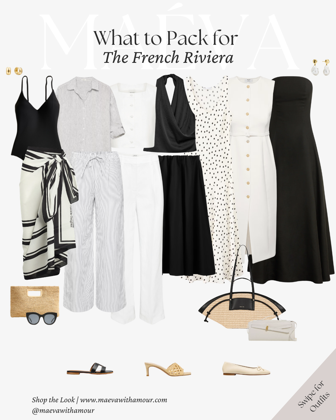 What to Pack for The French Riviera: 16 Outfits from a Timeless Summer Capsule