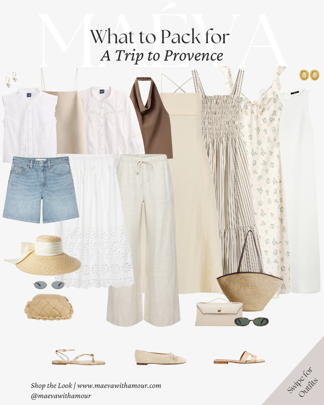 What to Pack for a Trip To Provence: A Summer Capsule with 15 Outfit Ideas