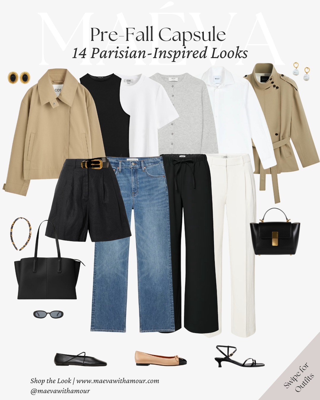 Pre-Fall Capsule Wardrobe: 14 Parisian-Inspired Looks for Transitional Dressing