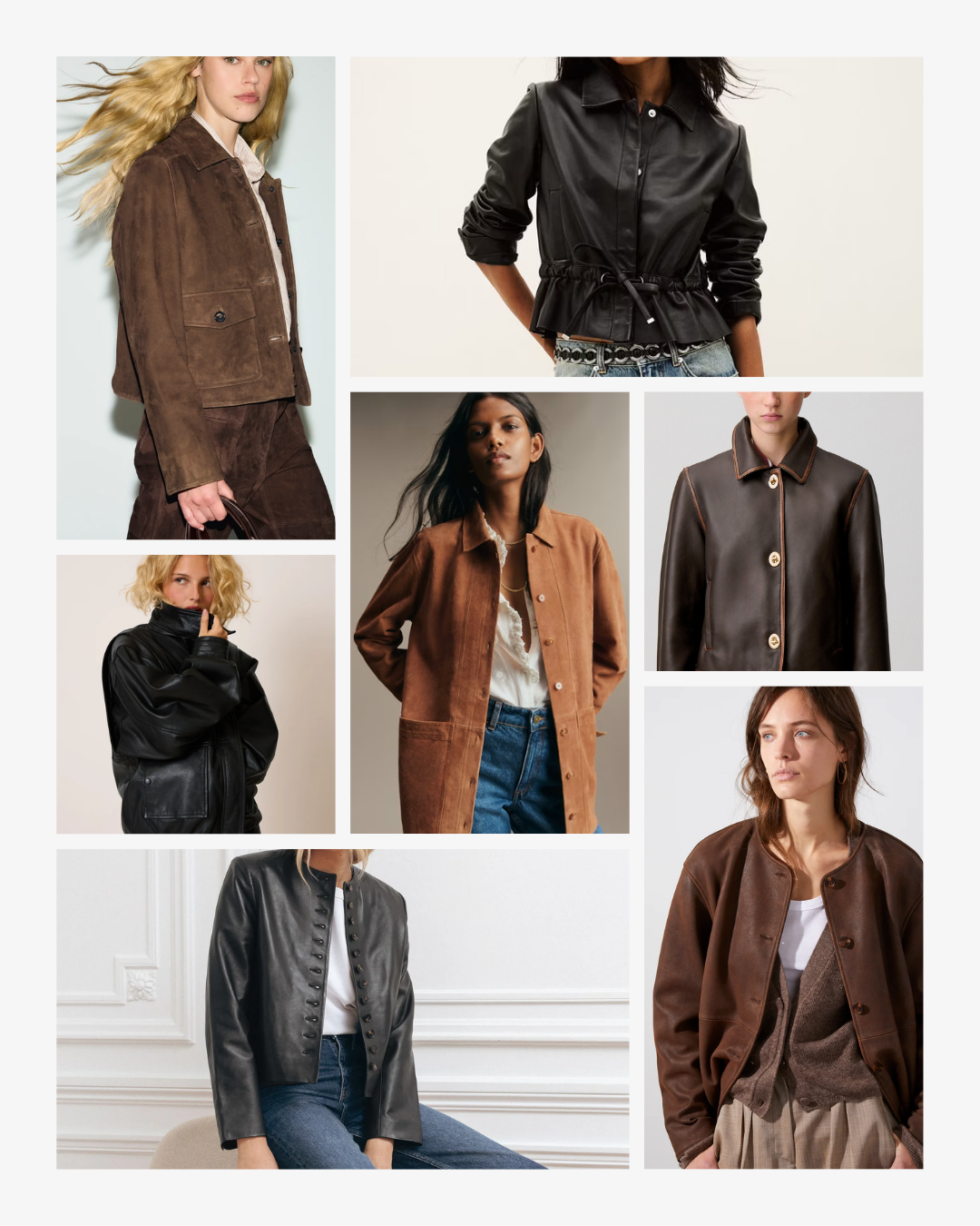18 French Clothing Brands With Leather &amp; Suede Jackets I’m Loving for Fall