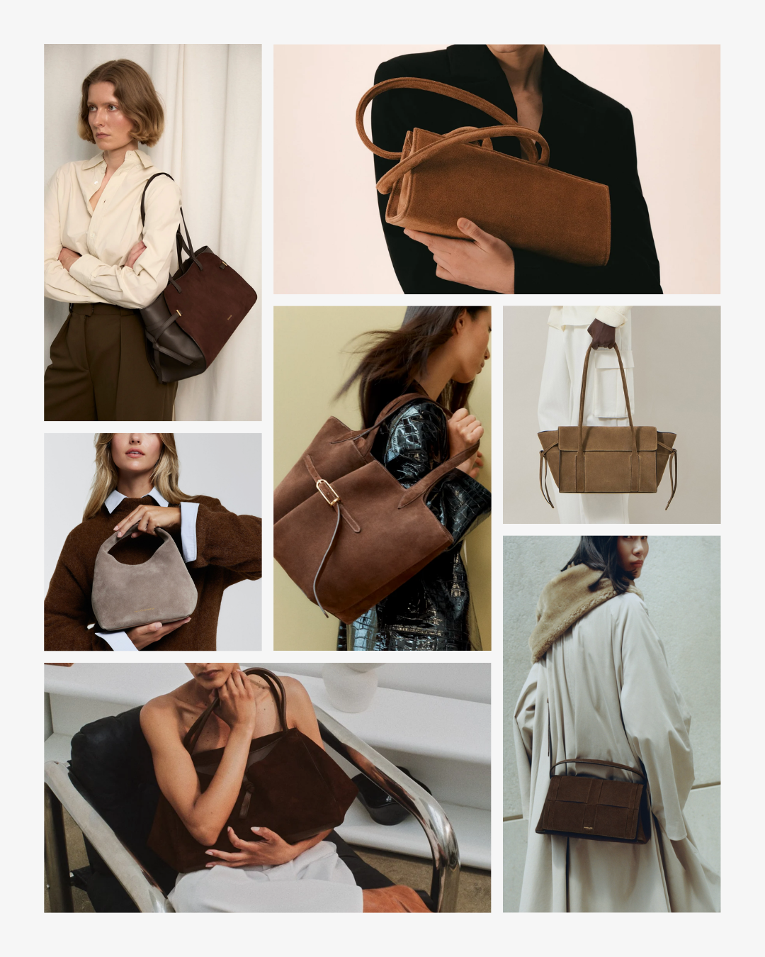 18 European Brands With Suede Handbags to Carry This Fall &amp; Winter