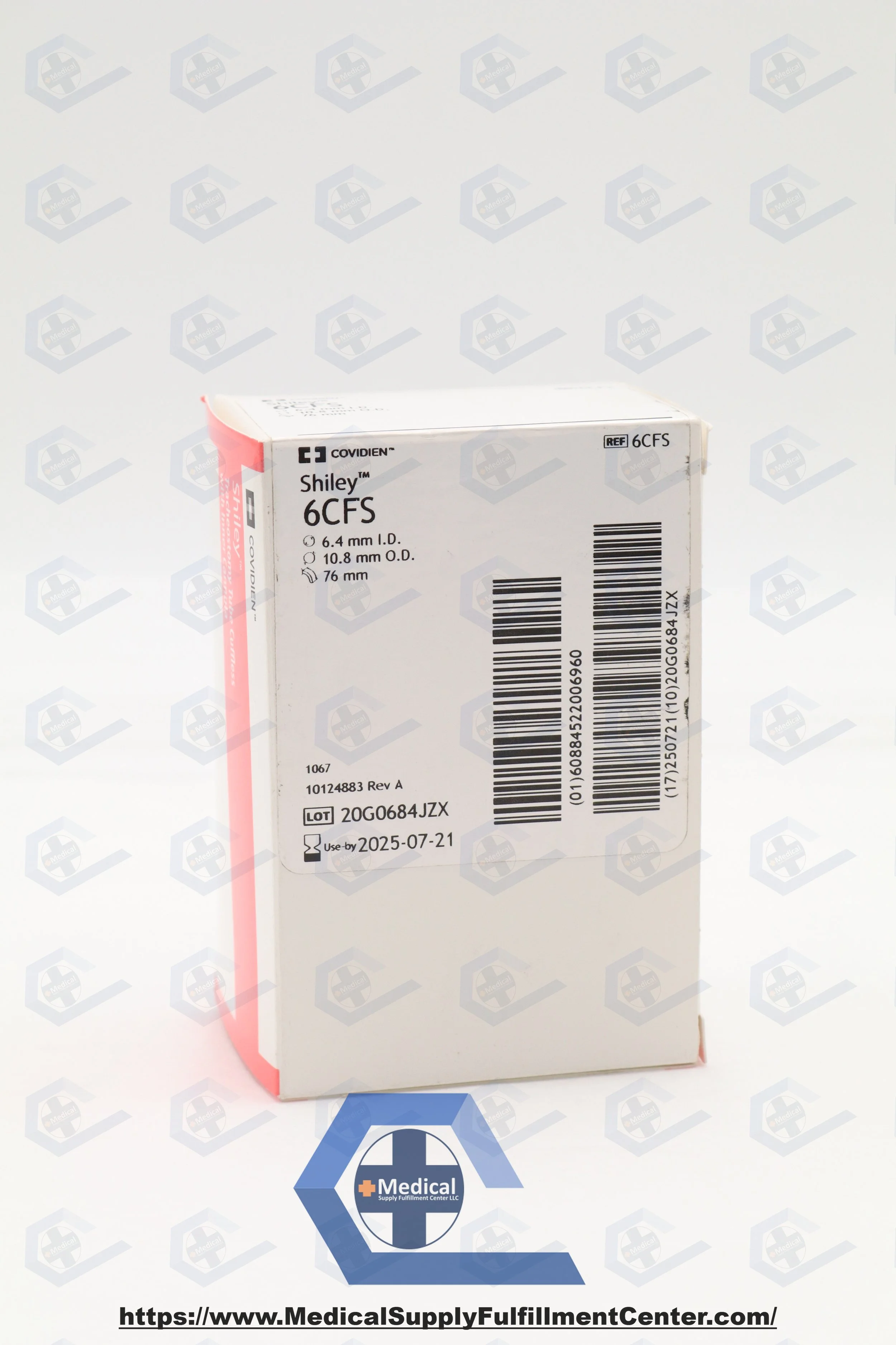 COVIDIEN | 6CFS | INDATE | EACHES | Shiley Tracheostomy Tube, Cuffless w/IC 6.4mm