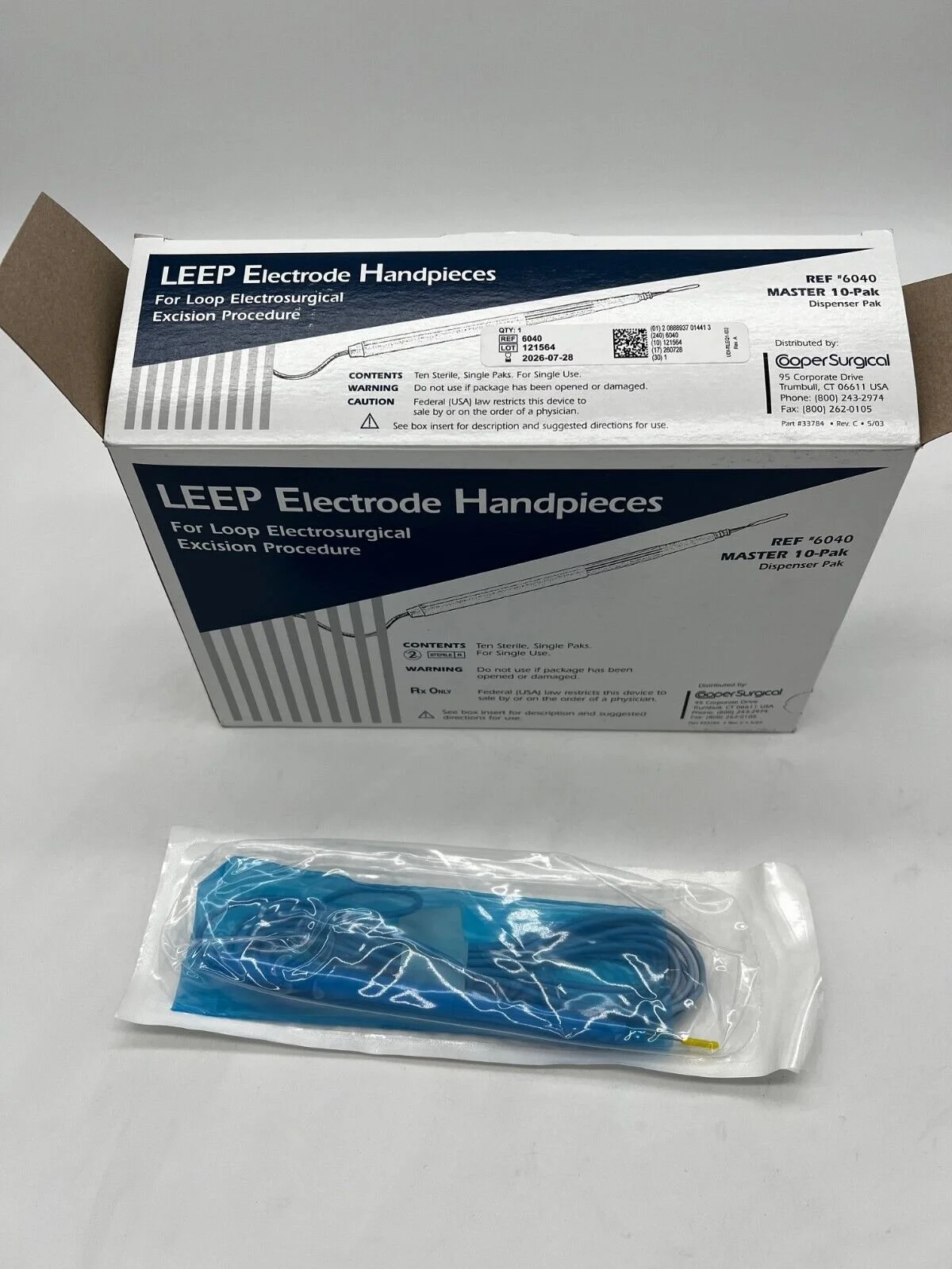 CooperSurgical | 6040 | IN-DATE | Box of 10 | LEEP Electrode Handpieces