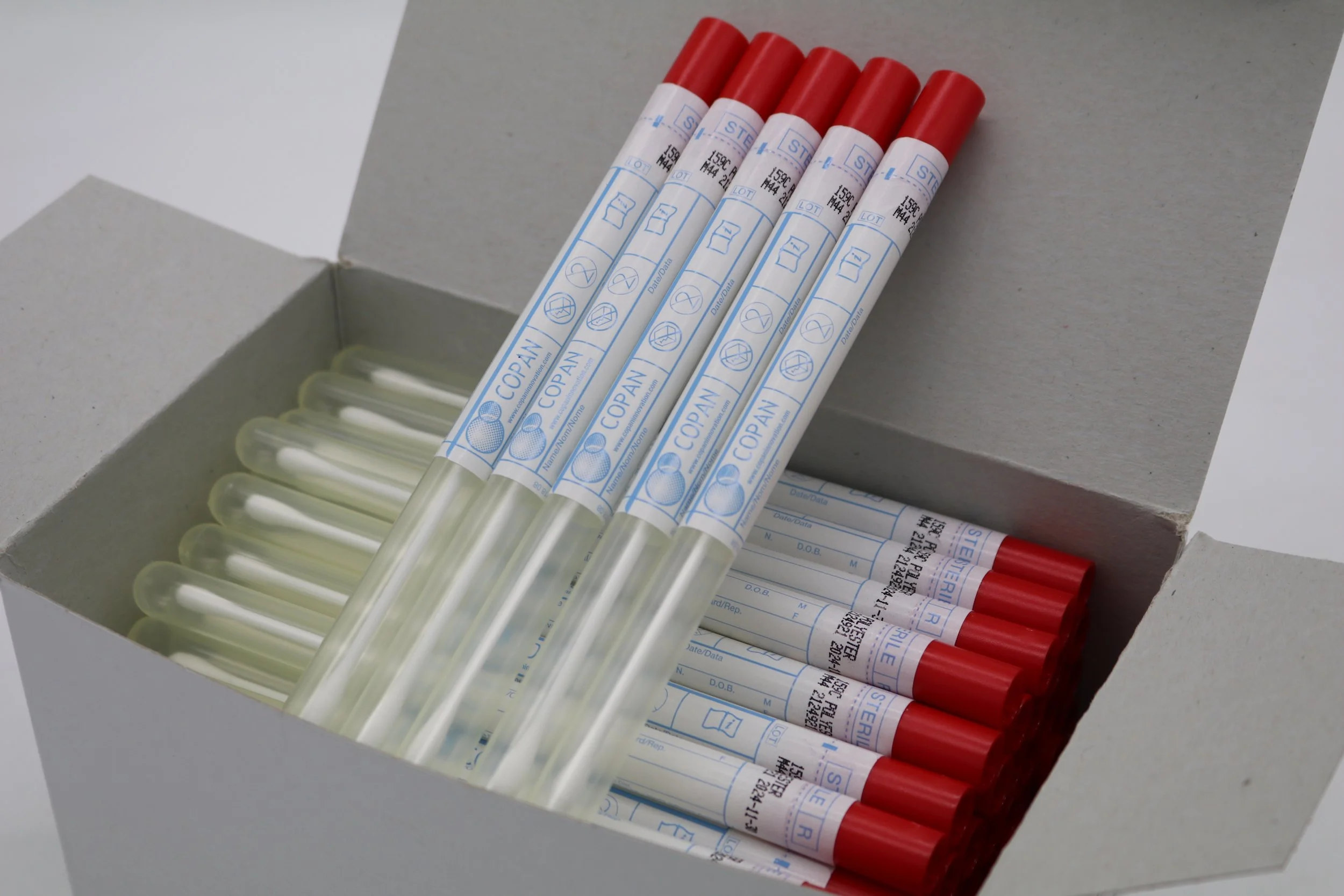 Copan | 159C | Box of 100 | Plain Swab Sterile Plastic Applicator Polyester Tipped