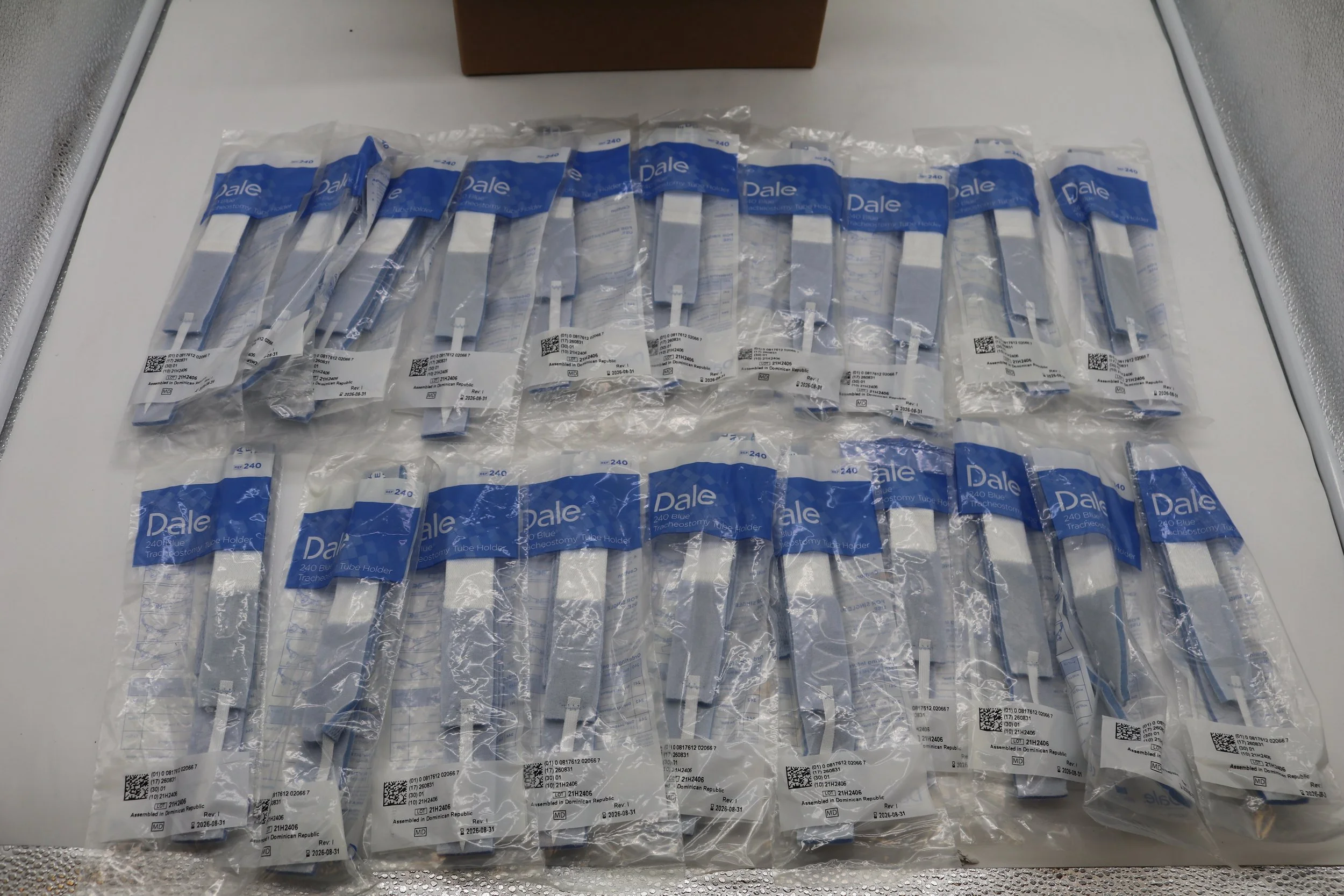 Dale | 240 | Pack of 10 | Blue Tracheostomy Tube Holder