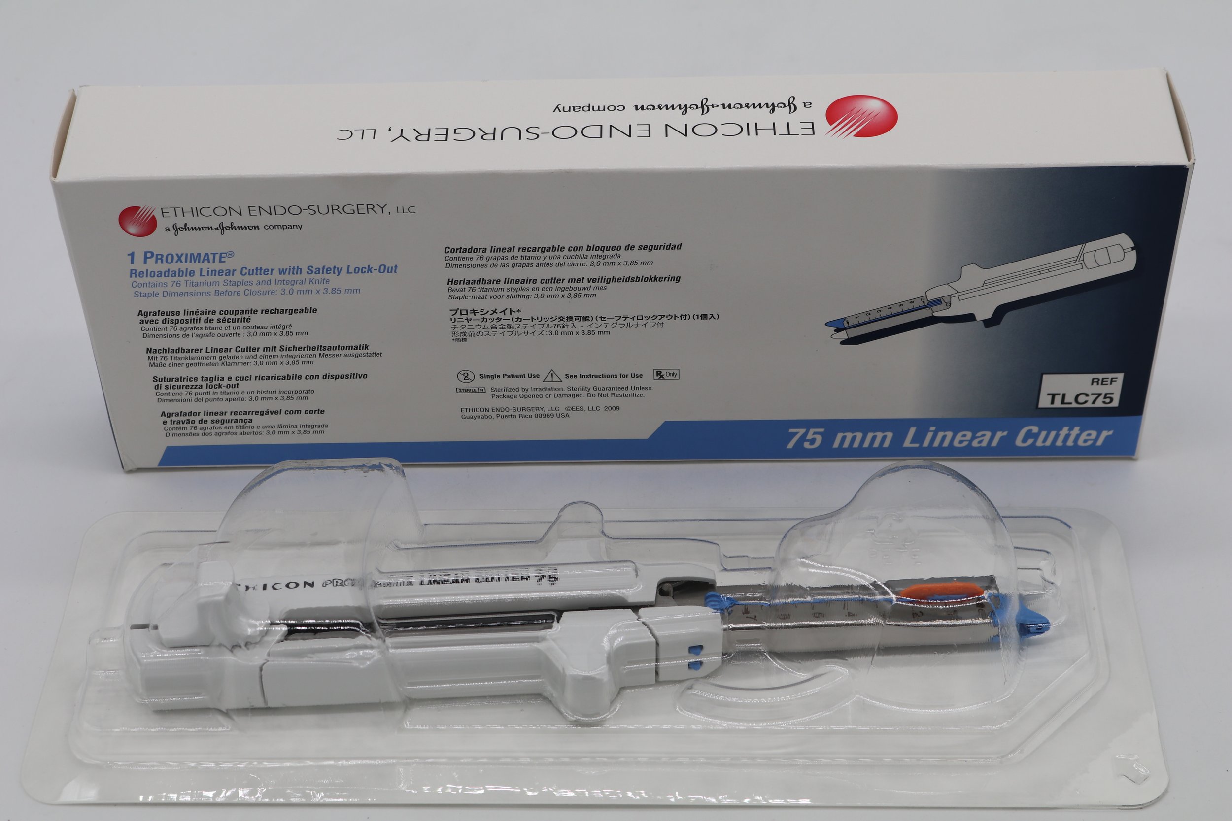 Ethicon | TLC75 | EXPIRED | EACHES | Proximate Reloadable 75mm Linear Cutter with Safety Lock-Out