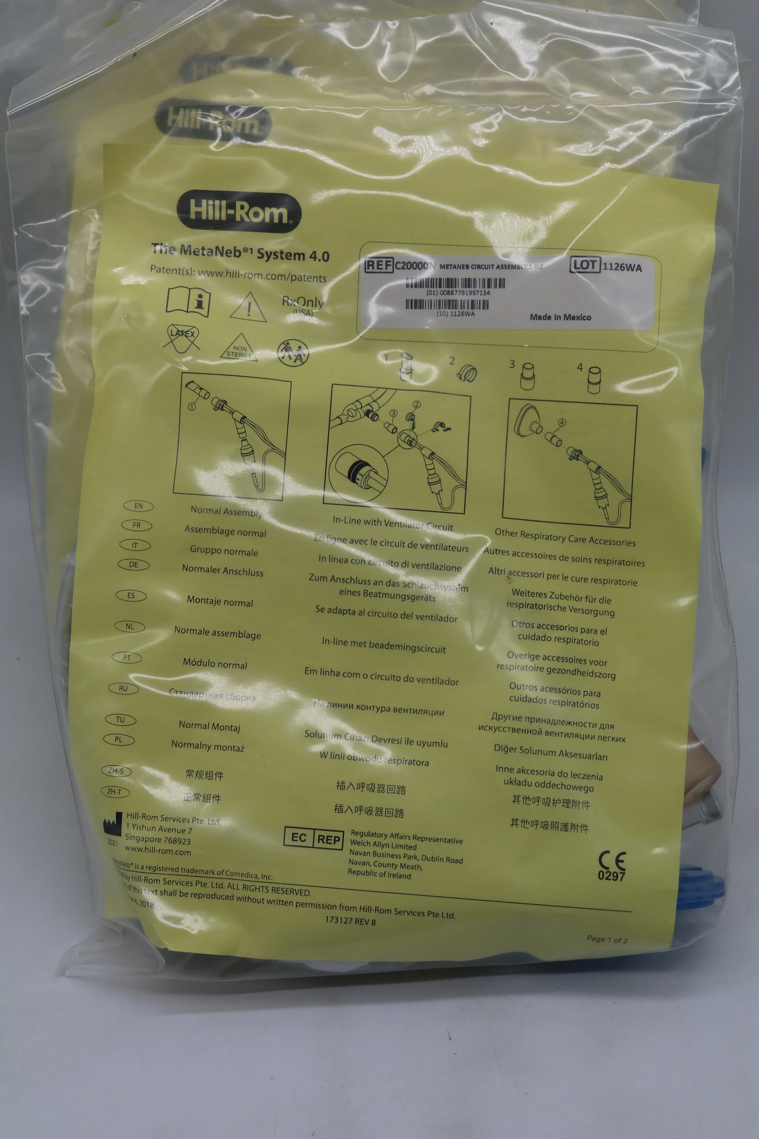 Hill-Rom | C2000N | Box of 5 | MetaNeb Circuit Assembly Kit