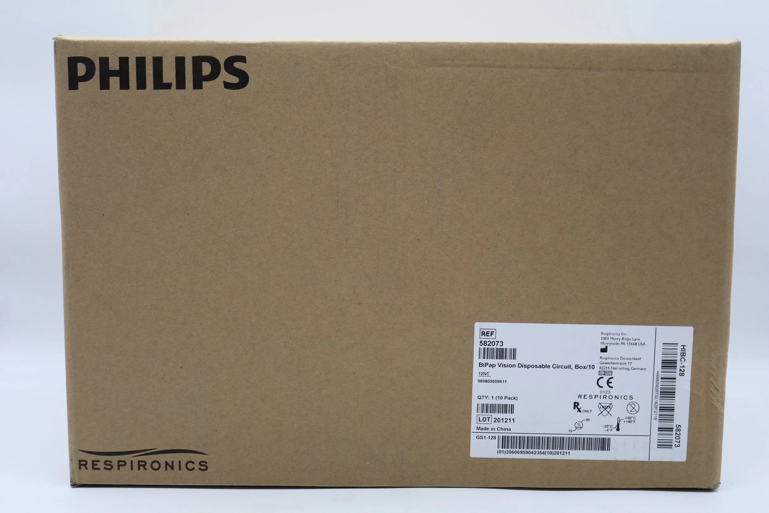 Philips | 582073 | NO DATE | Box of 10 | BiPap Vision Disposable Circuit
