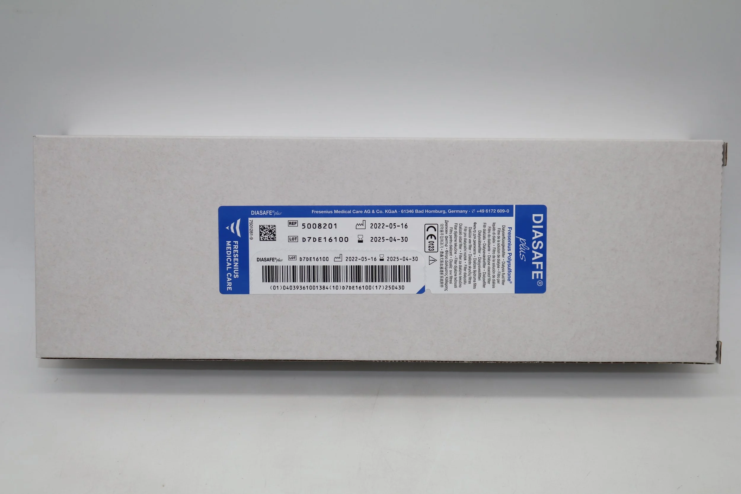 Fresenius | 5008201 | EXPIRED | BOX OF 1 | Diasafe Plus Polysulfone Dialysis Fluid Filter