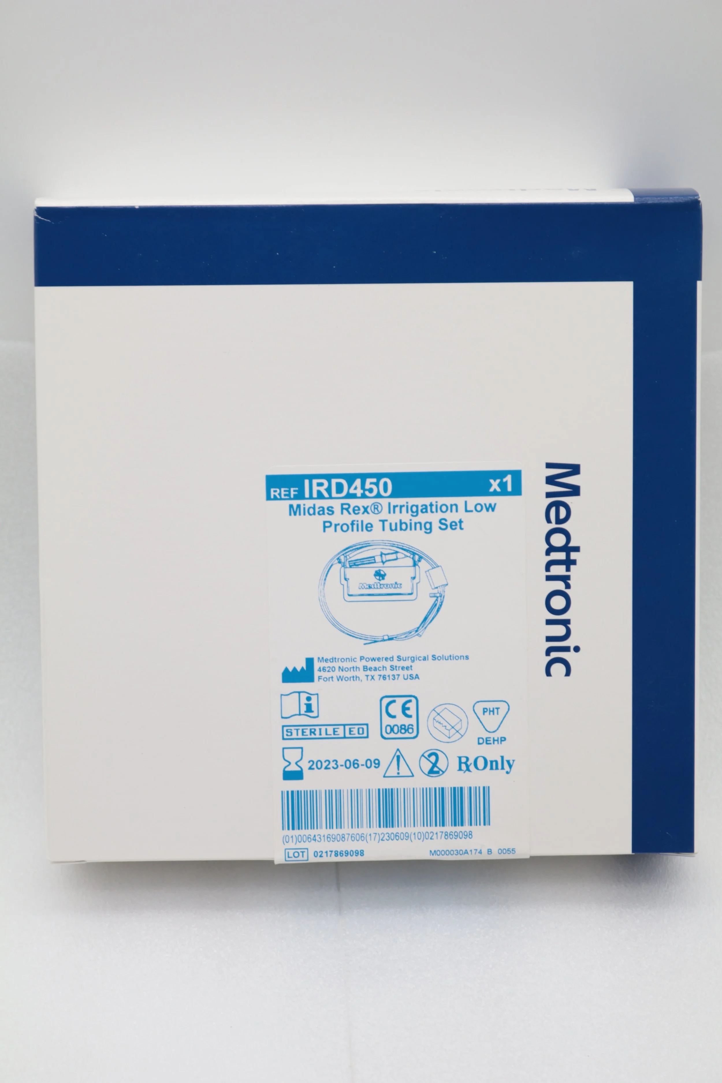 Medtronic | IRD450 | EXPIRED | EACHES | Midas Rex Irrigation Low Profile Tubing Set
