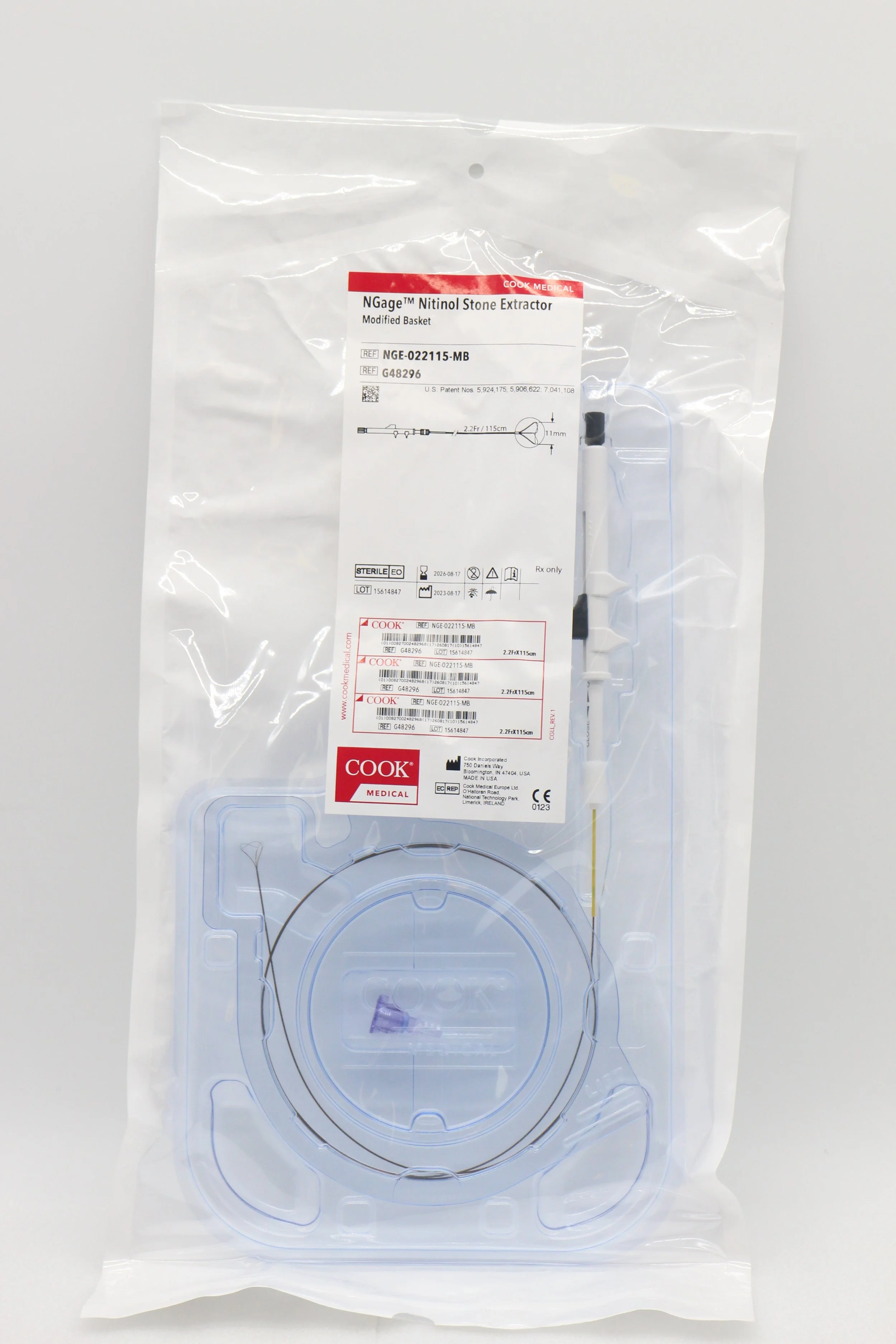 COOK | G48296 | NGage Nitinol Stone Extractor Modified Basket