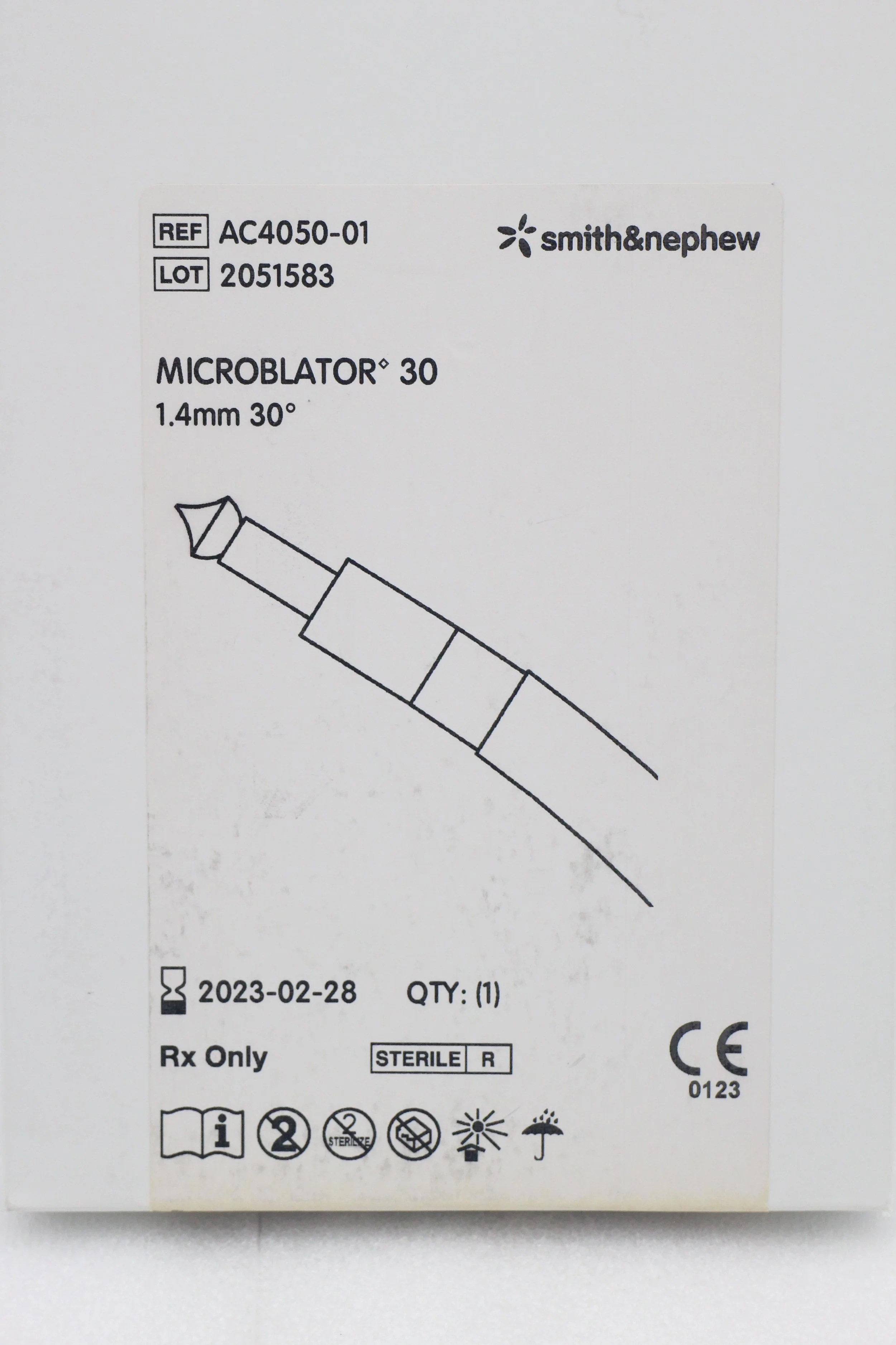 Smith & Nephew | AC4050-01 | EXPIRED | MICROBLATOR 30 1.4mm 30°