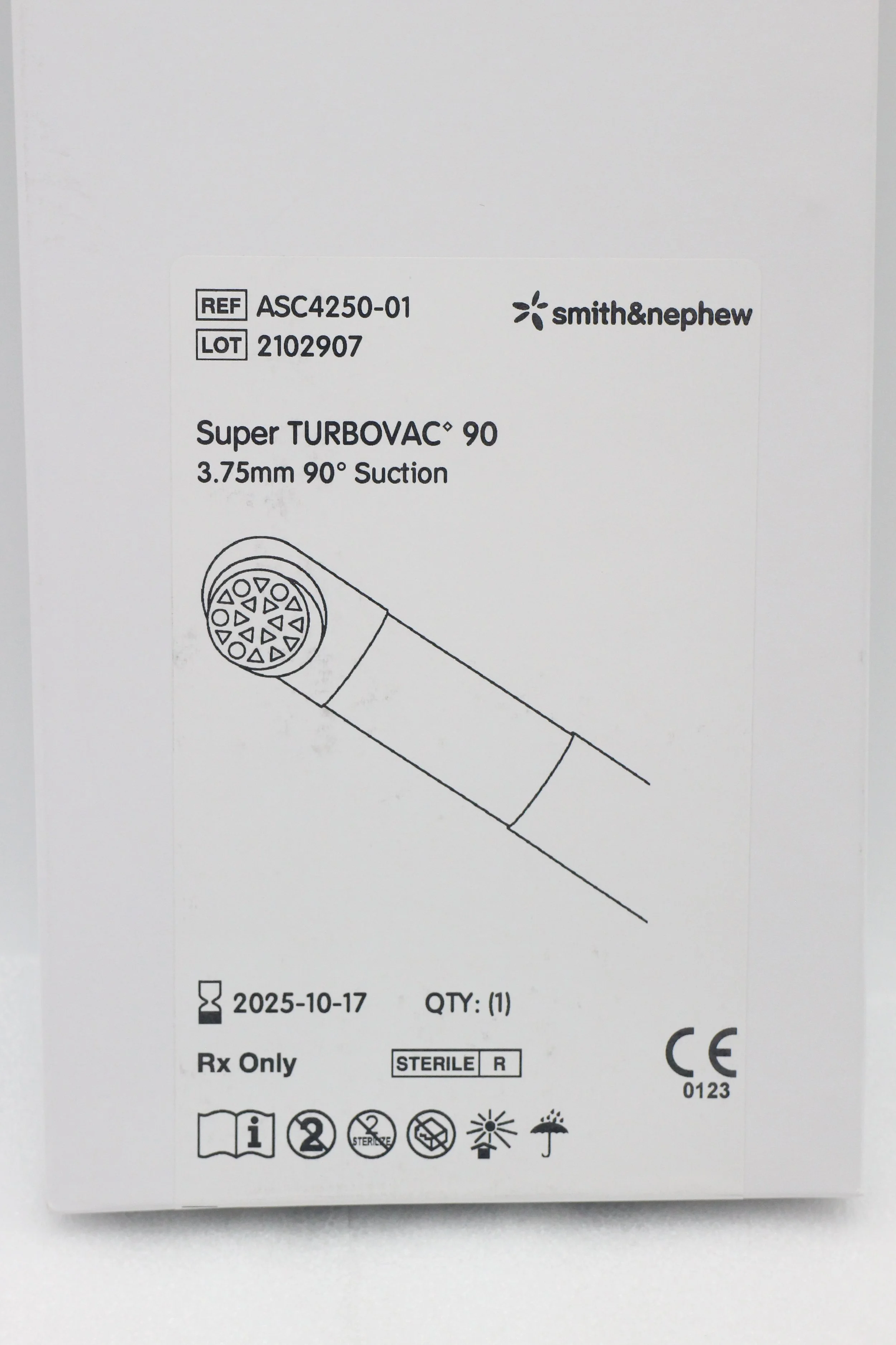 Smith & Nephew | ASC4250-01 | Super TURBOVAC 90 3.75mm 90° Suction
