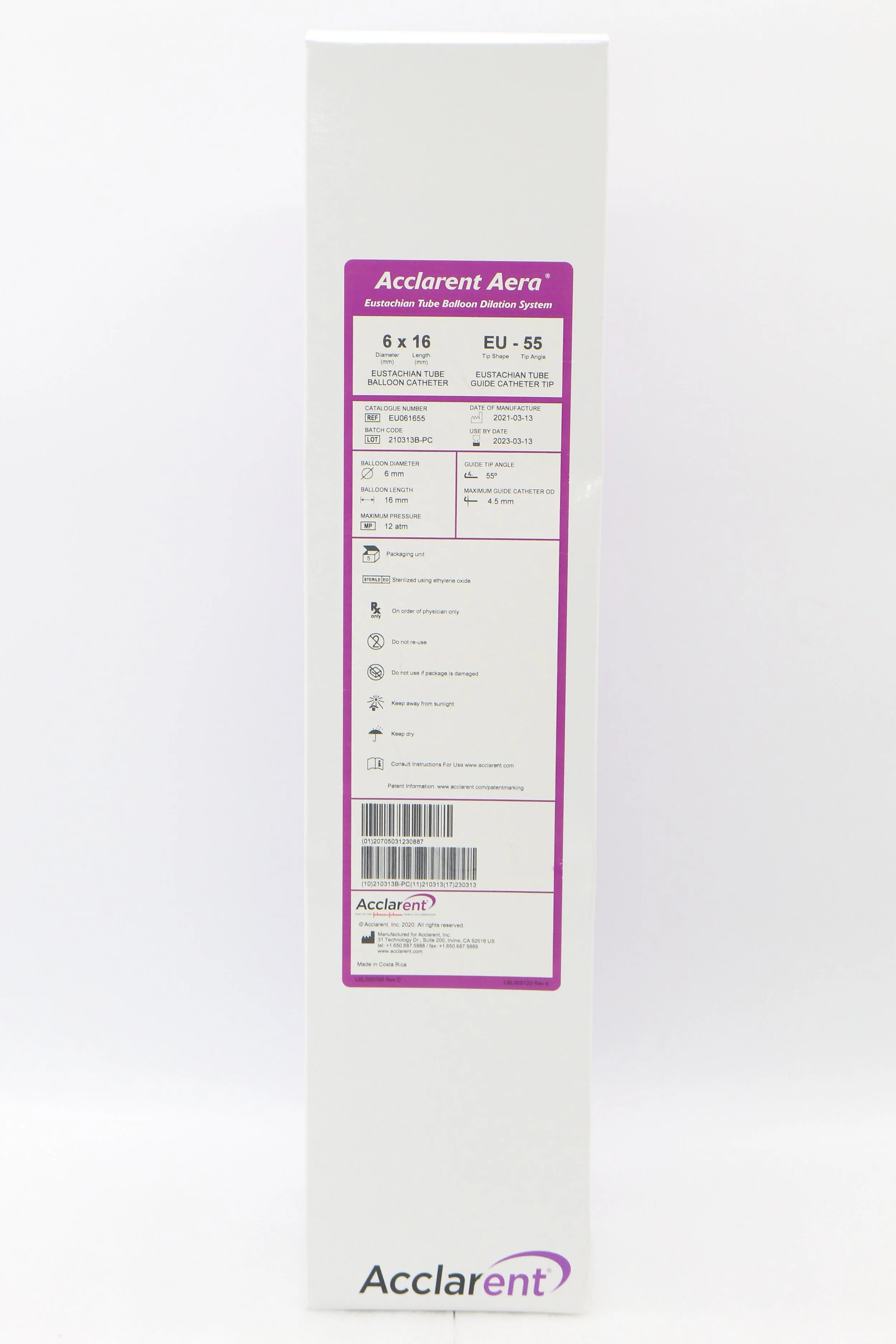 Acclarent | EU061655 | EXPIRED | Box of 5 | Eustachian Tube Balloon Dilation System