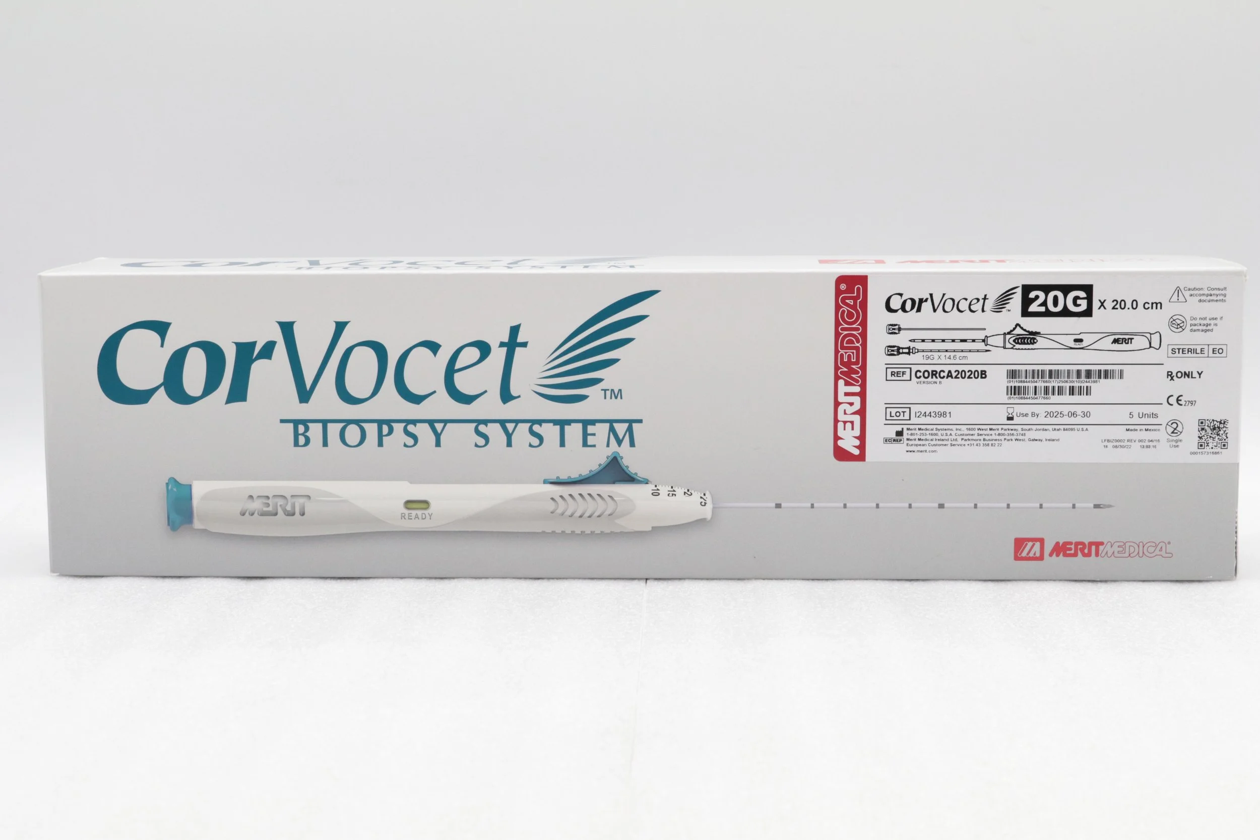 Merit Medical | CORCA2020B | Box of 5 | CorVocet Biopsy System