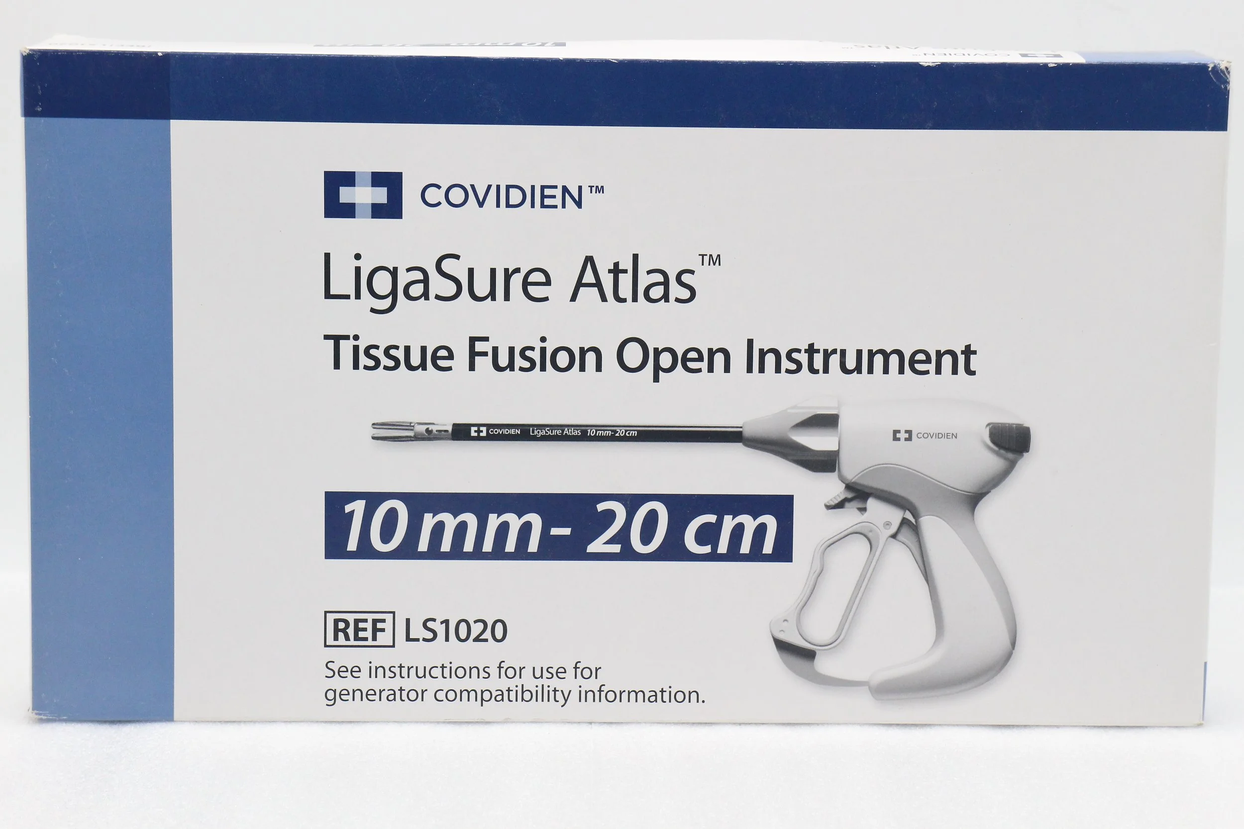 Covidien | LS1020 | EACHES | LigaSure Atlas Tissue Fusion Open Instrument 10mm-20cm
