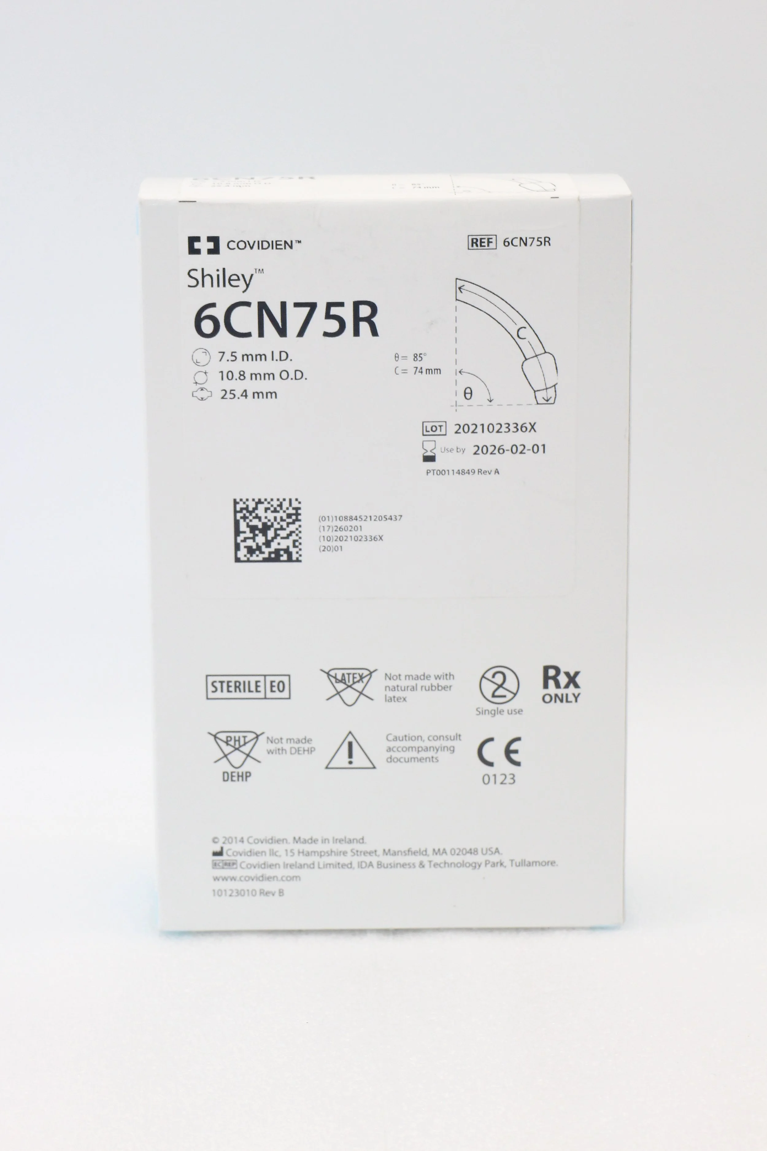 Covidien | 6CN75R | IN-DATE | EACHES | Shiley Adult Flexible Tracheostomy Tube TaperGuard Cuff Reusable Inner Cannula