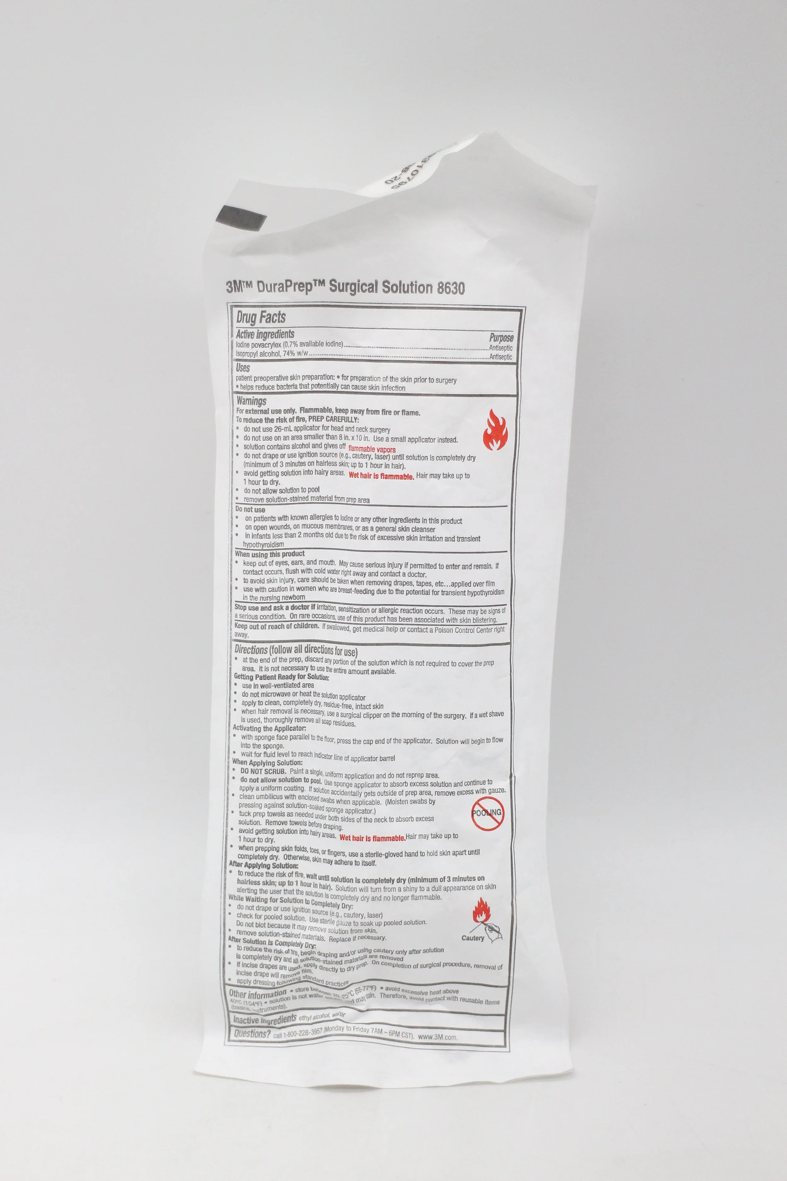 3M | 8630 | Box of 20 | Duraprep Surgical Prepping Solution 26 mL