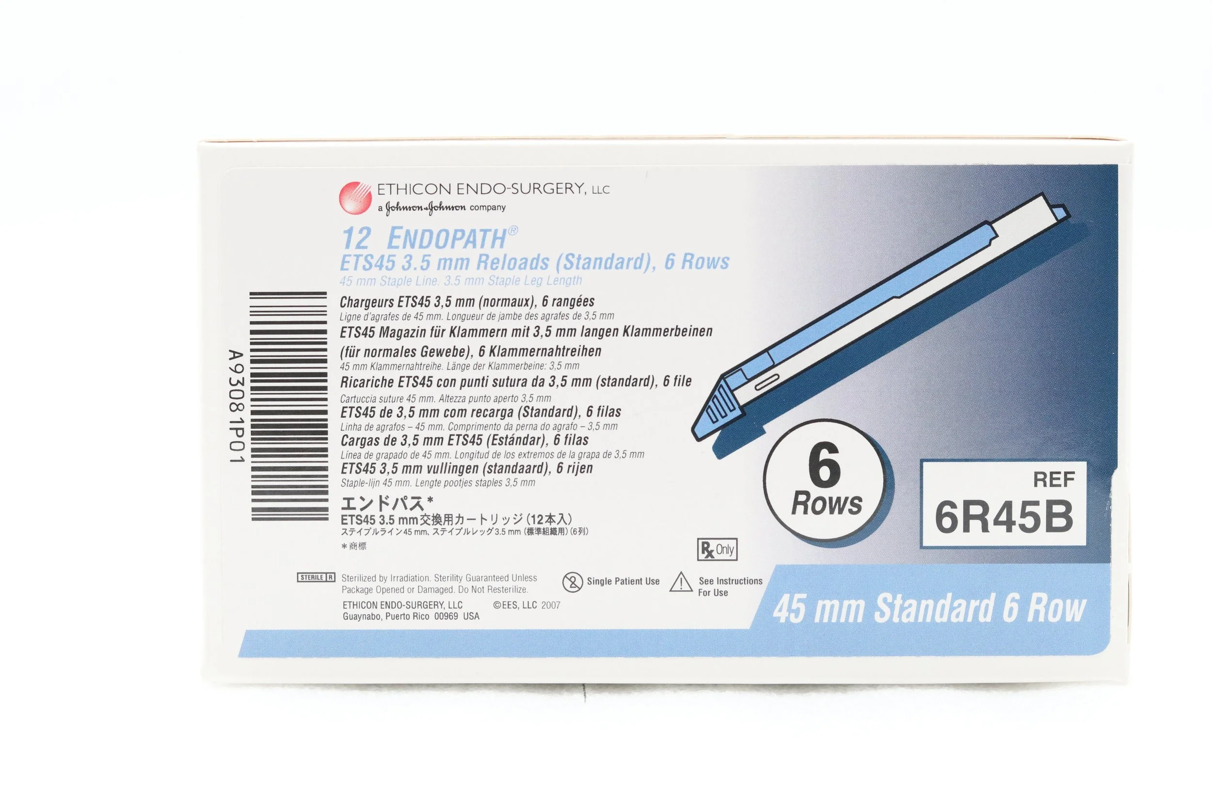 Ethicon | 6R45B | SHORT DATE | Box of 12 | Endopath ETS45 3.5mm Reloads