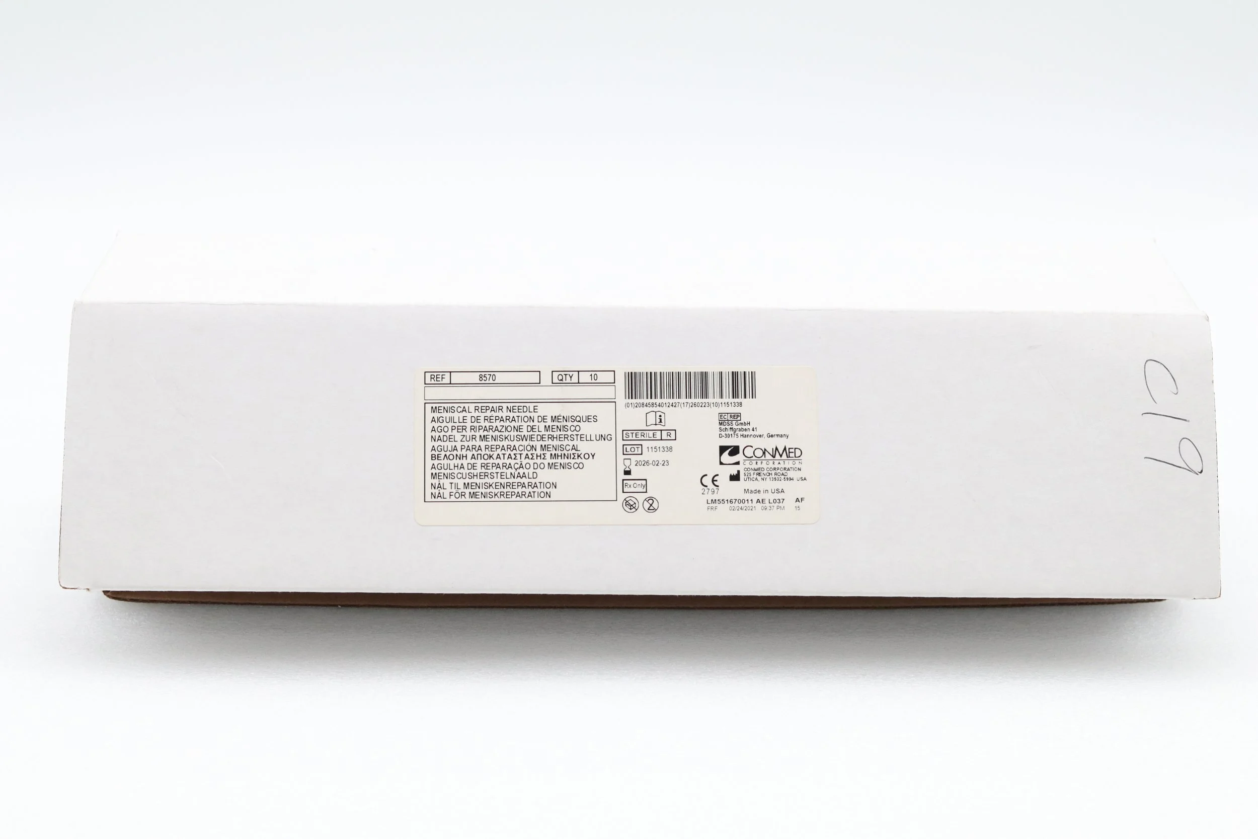 ConMed | 8570 | Box of 10 | Meniscal Repair Needle