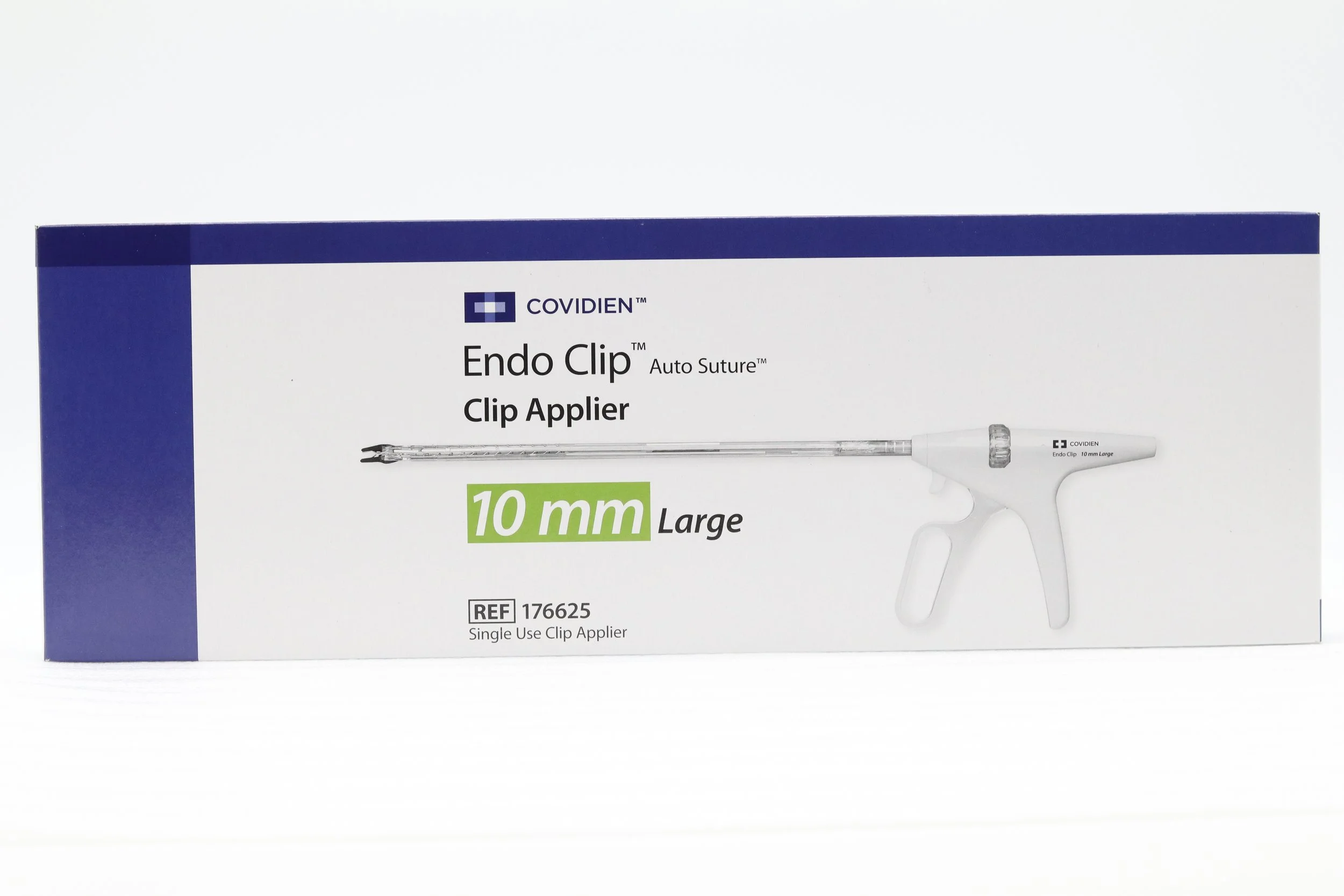 Covidien | 176625 | Endo Clip Auto Suture Single Use Clip Applier 10mm Large