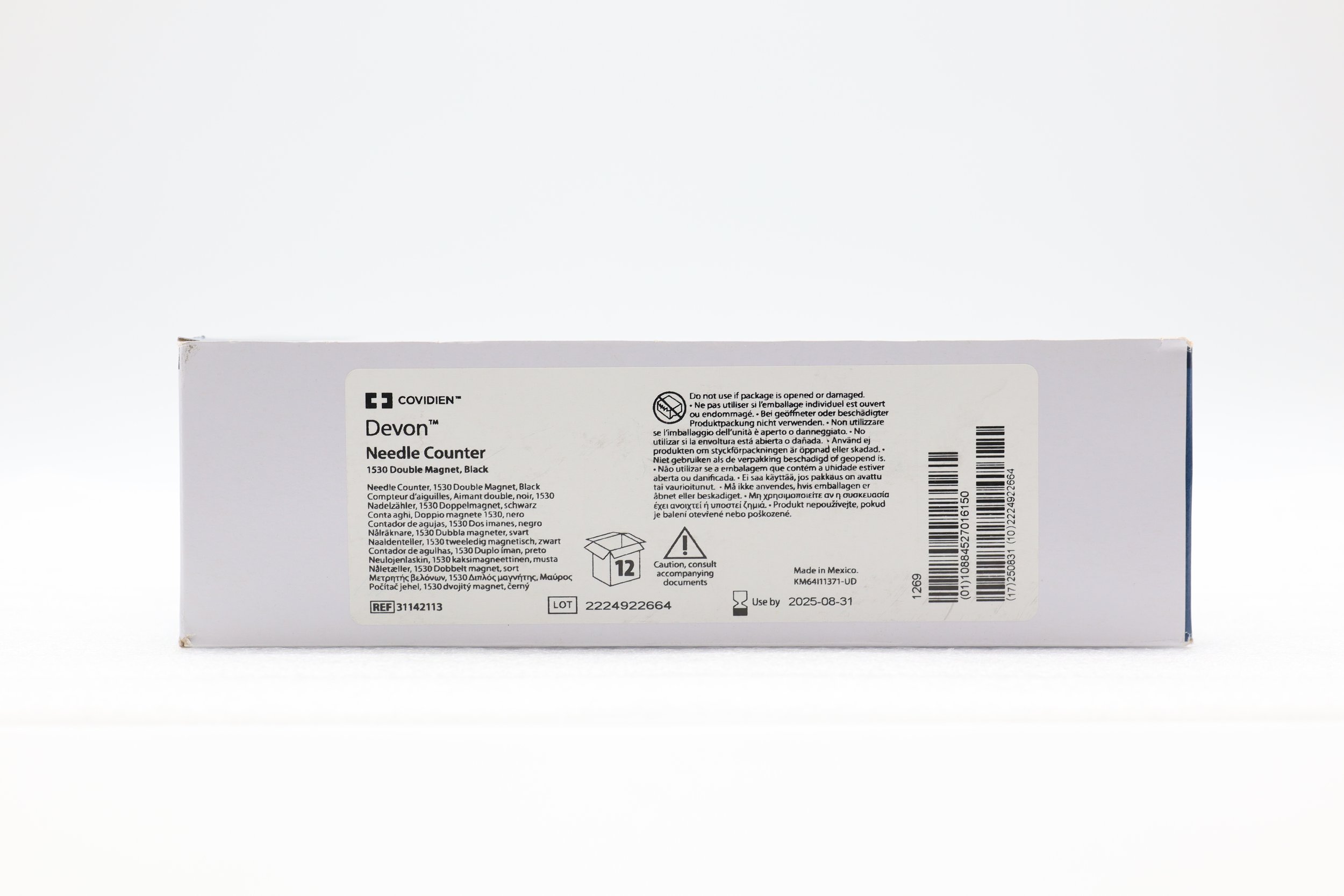 Covidien | 31142113 | EACHES | Devon Needle Counter 1530 Double Magnet Black