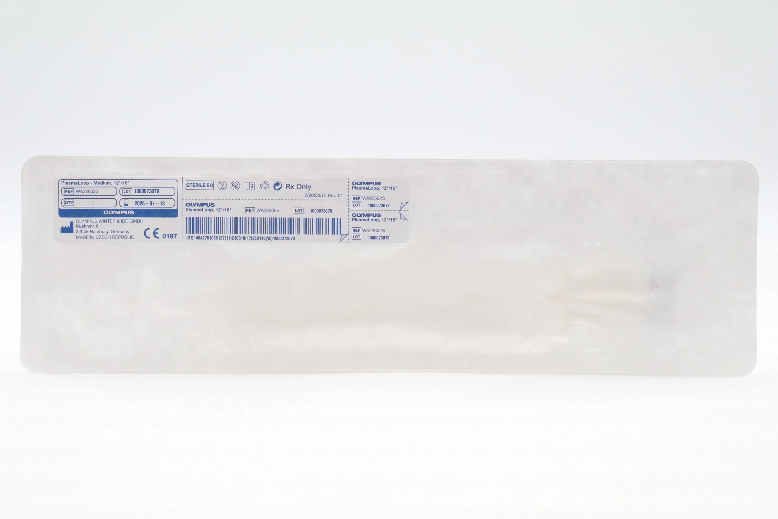 Olympus | WA22602S | PlasmaLoop HF-Resection Electrode with Cable, Standard Loop, 12°-16° PK Turis