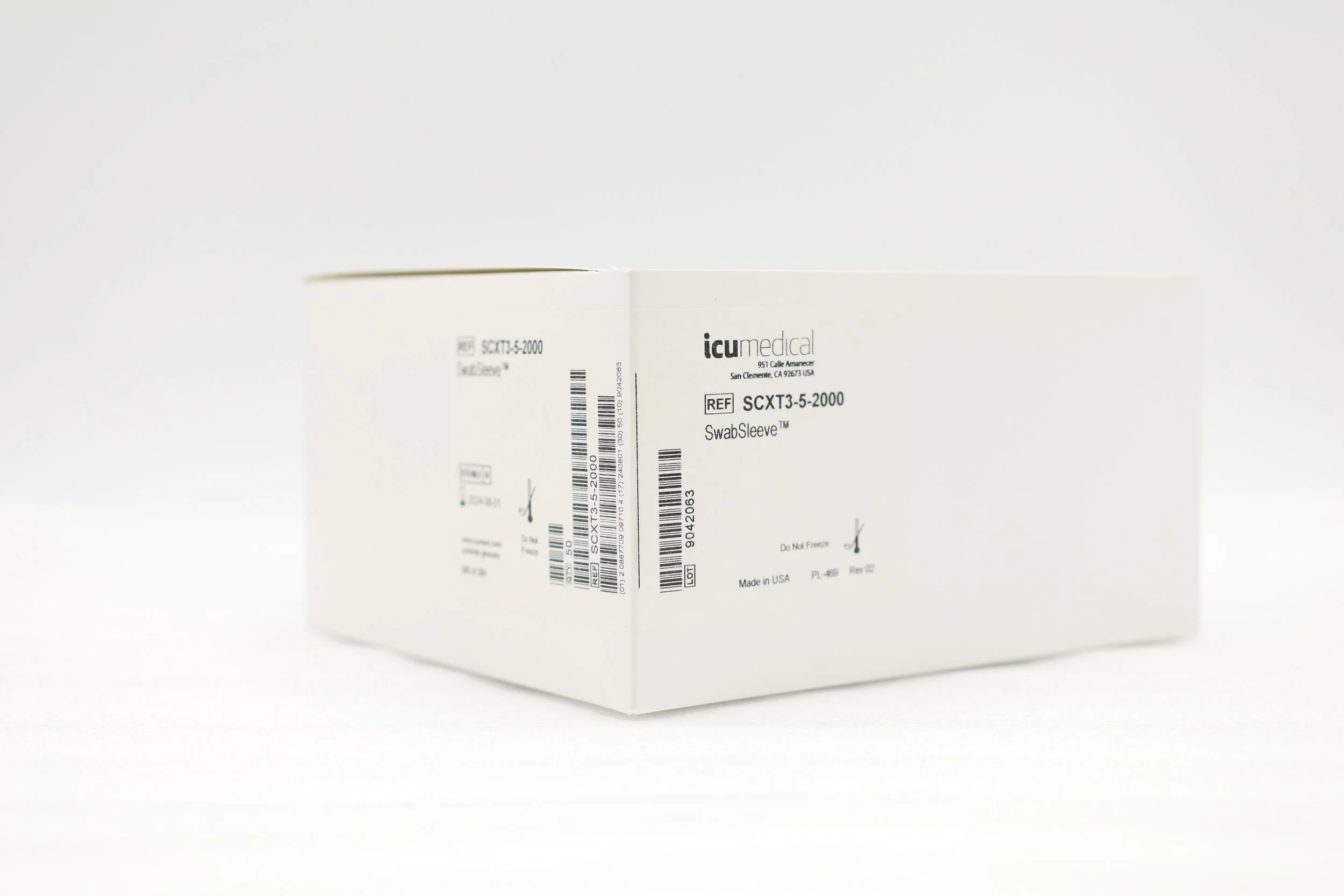 ICU MEDICAL | SCXT3-5-2000 | EXPIRED | Box of 50 | SwabSleeve