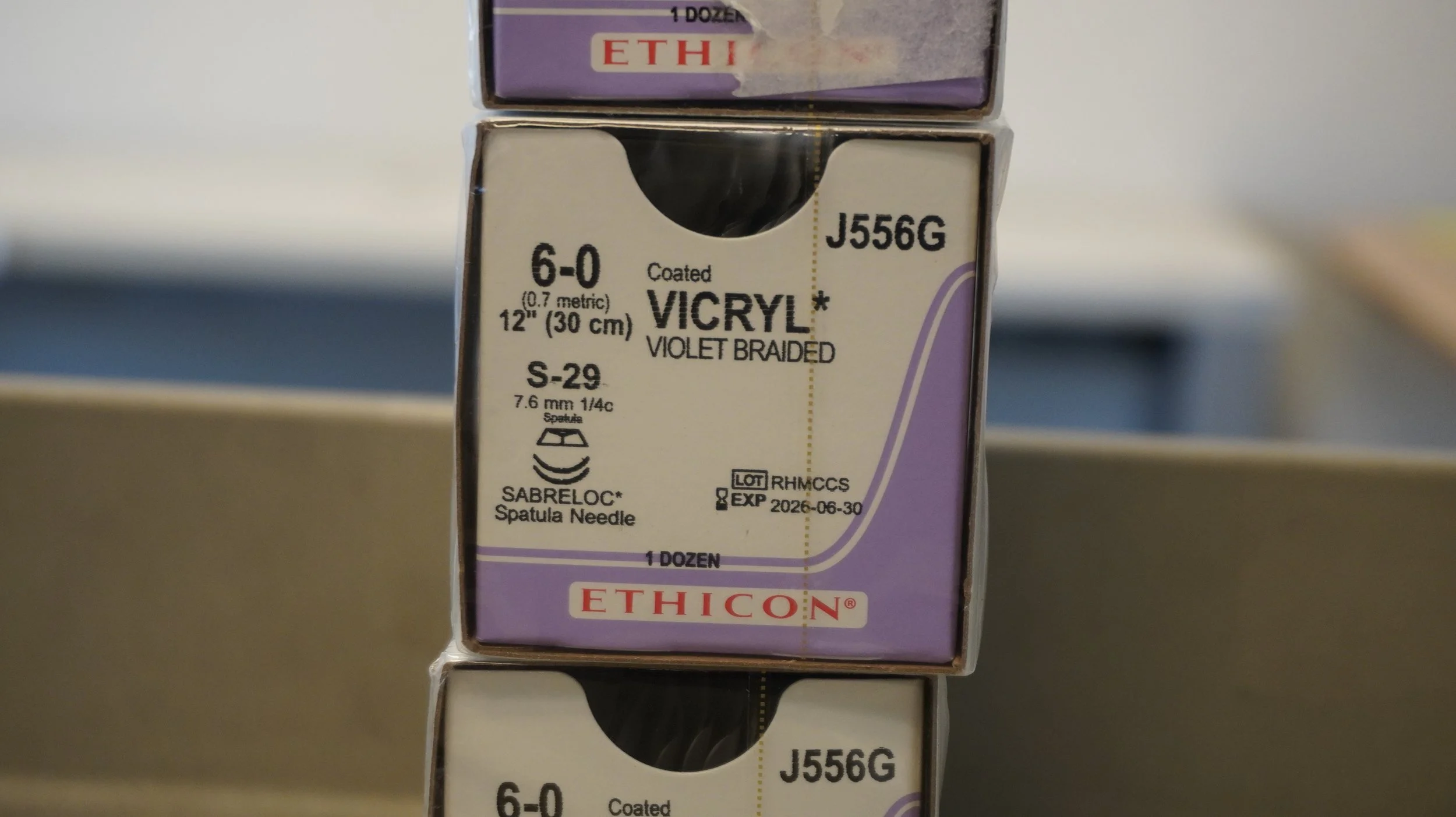 ETHICON | J556G | Coated VICRYL Violet Braided 6-0 12"