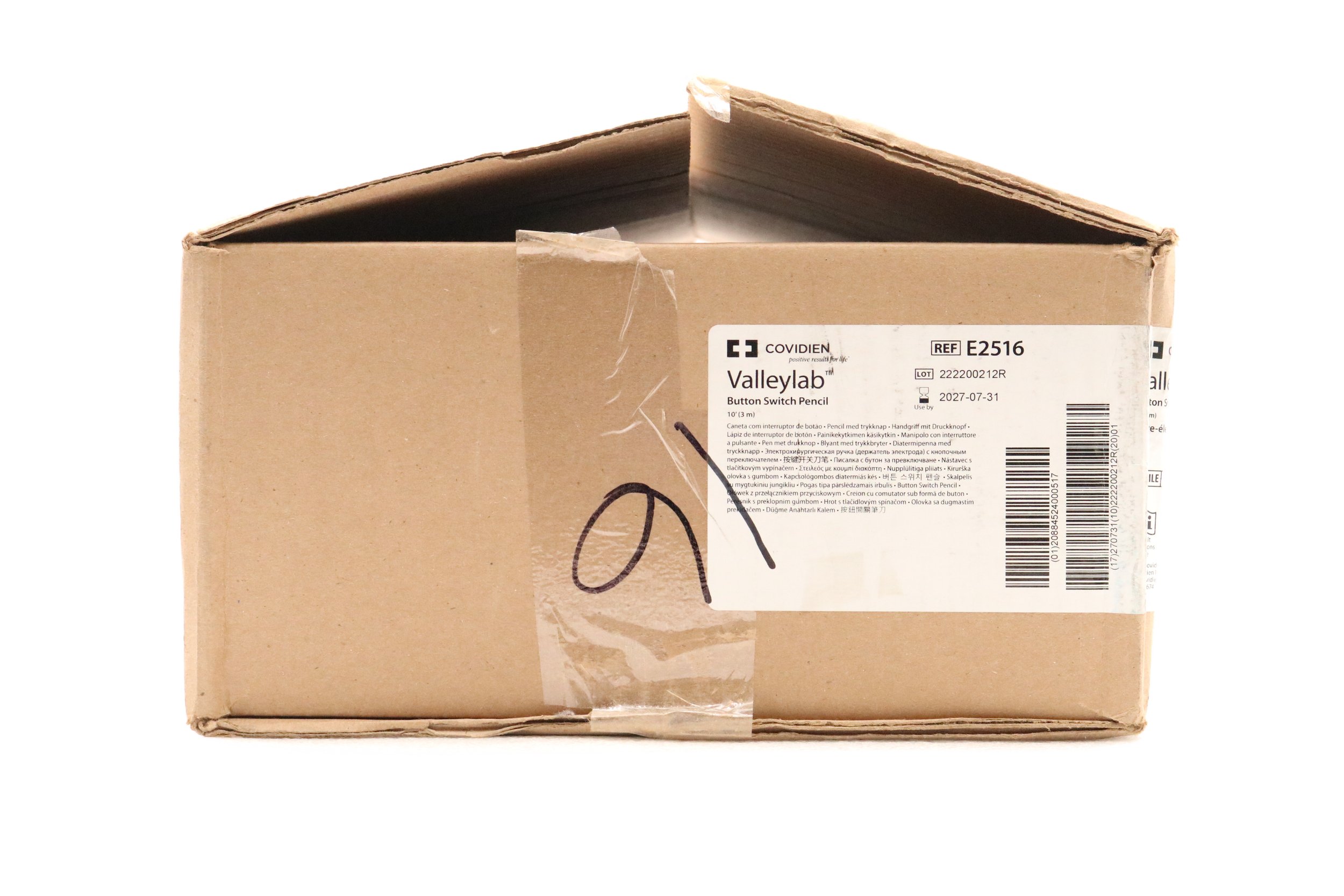 COVIDIEN | E2516 | IN-DATE | EACHES | VALLEYLAB BUTTON SWITCH PENCIL, BLADE ELECTRODE, 10'