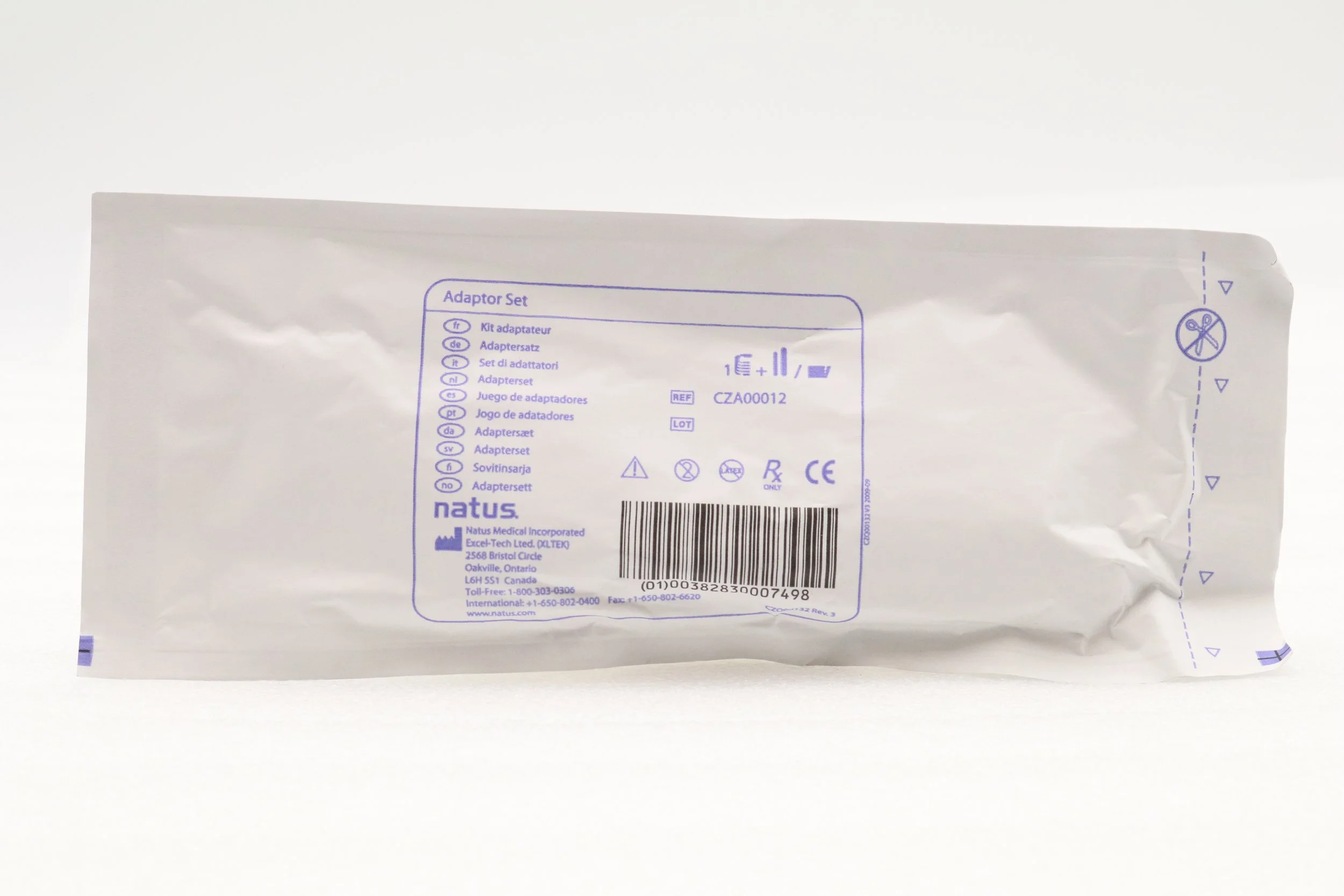 NATUS | CZA00012 | NO DATE | BOX OF 10 | Sensor Adapter Set with Positioning Guide